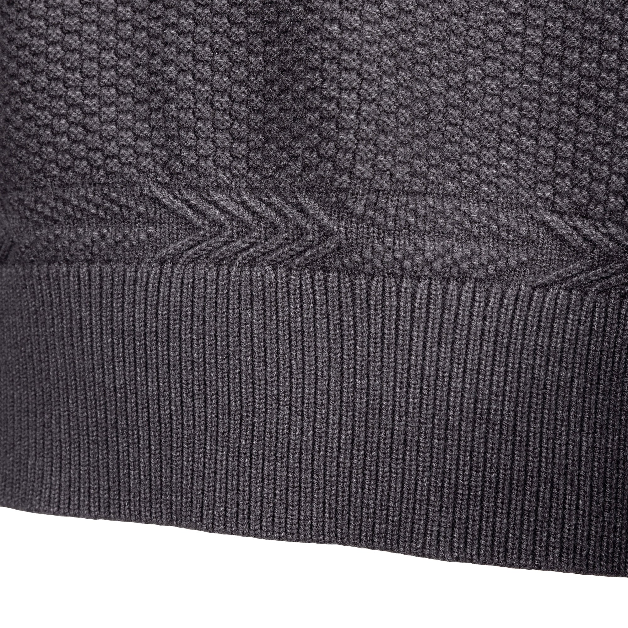CATSSTAC Wheat-Weave V-Neck Oversized Sweater