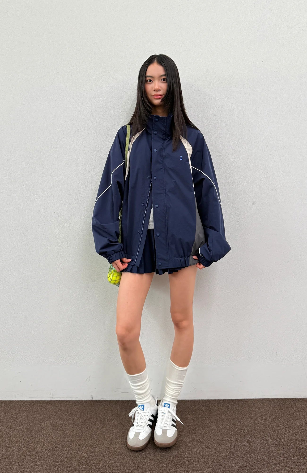 ROARINGWILD A ARCH Embroidered Graphic Raglan Jacket