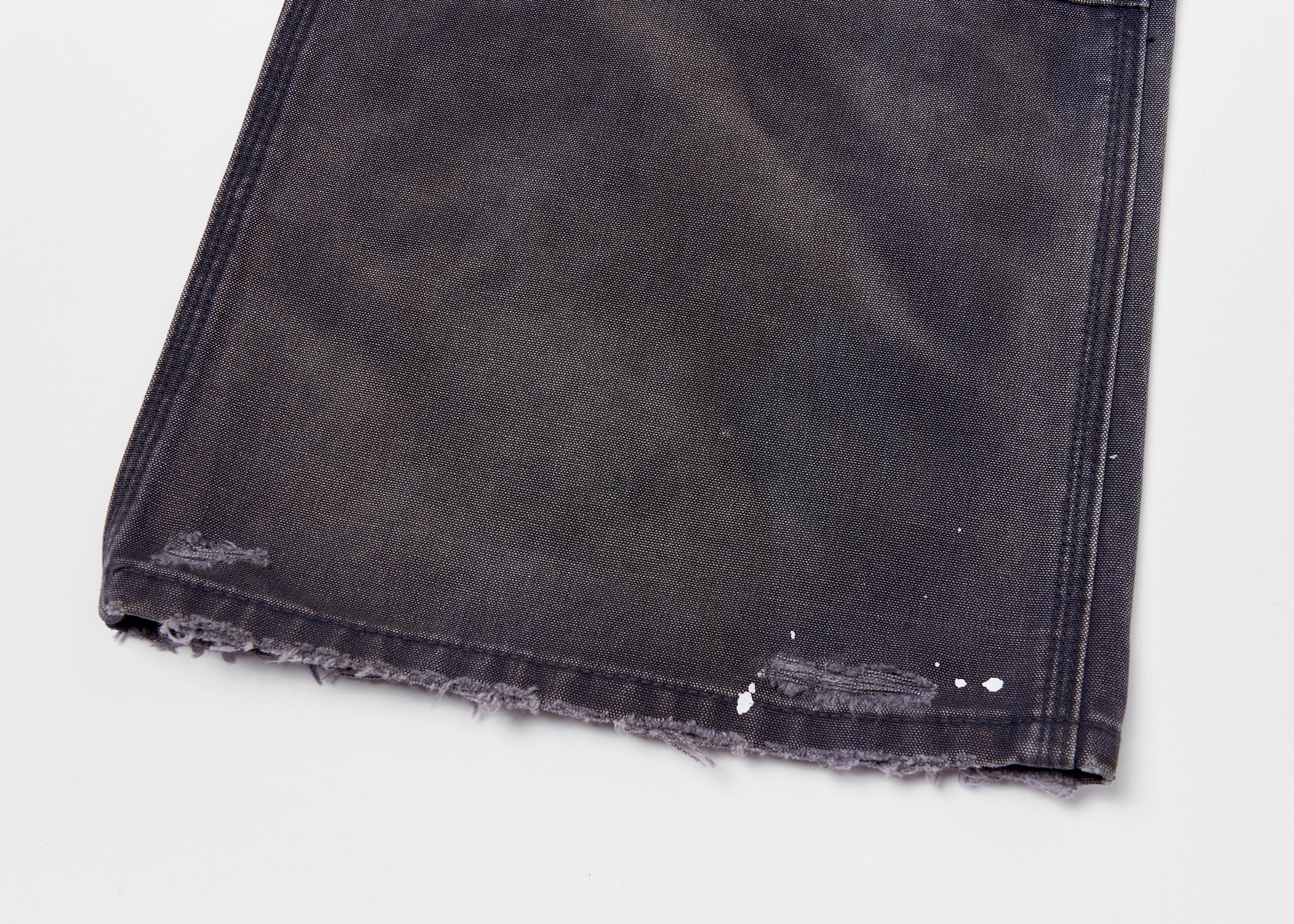 SAVAGEGROWTHWORLD Distressed Double-Knee Splatter Jeans