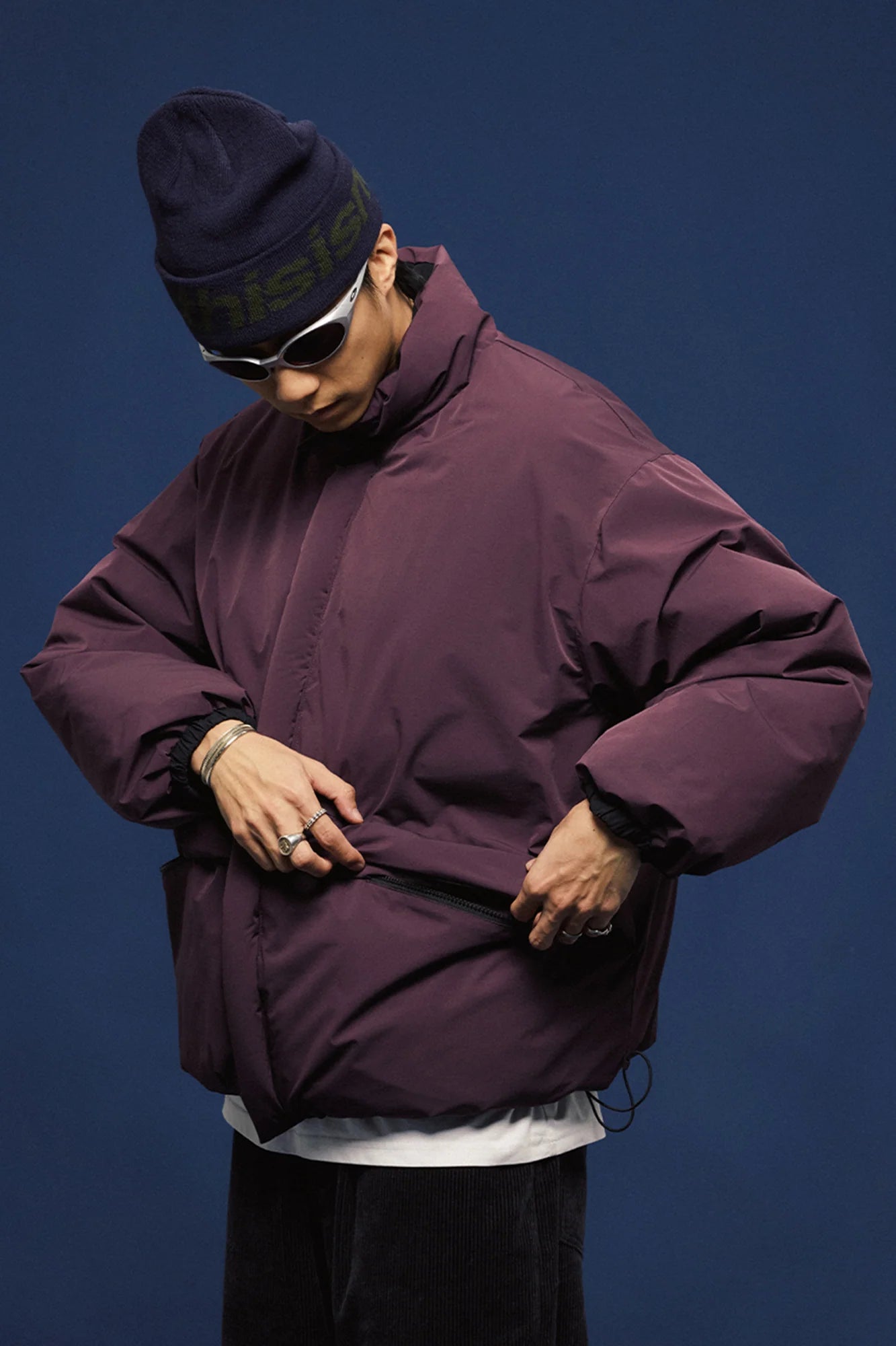 BANANA CLUB Reversible Snap Puffer Jacket