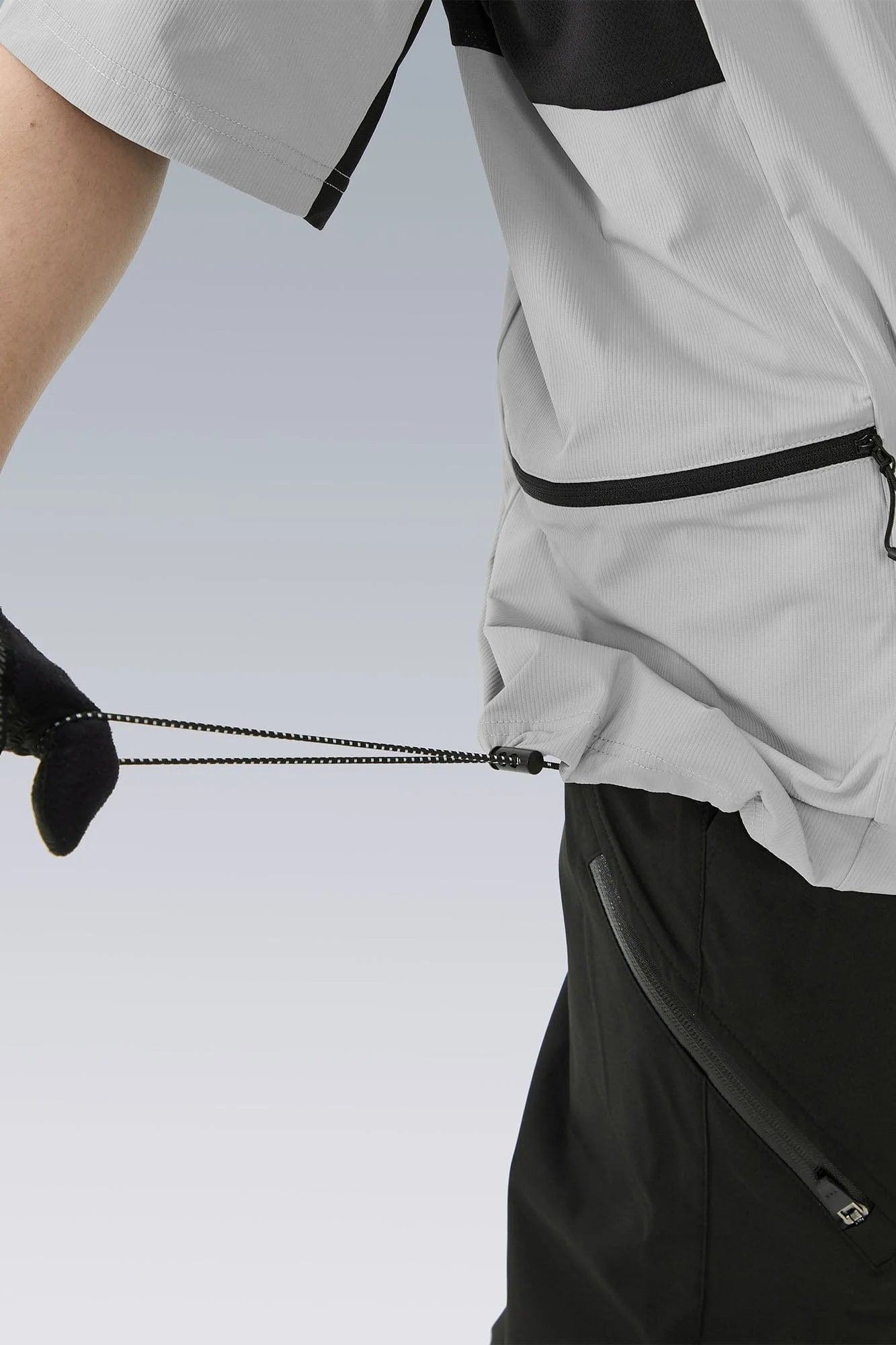 SILENSTORM Tech Panel Drawstring-Hem Quick-Dry T-Shirt