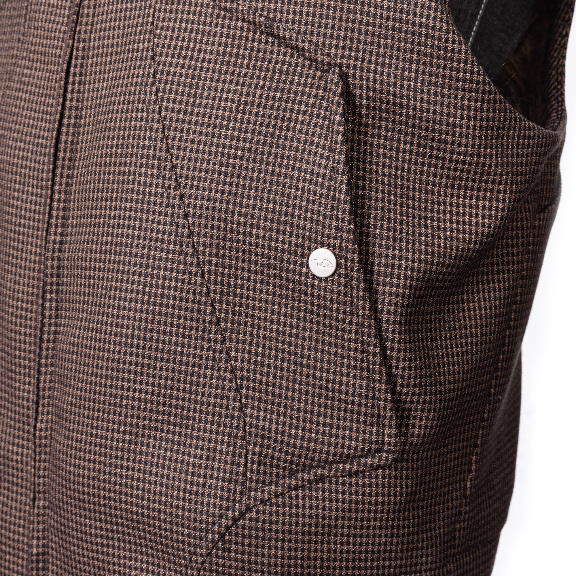 CATSSTAC Reversible Plaid Faux Fur Vest
