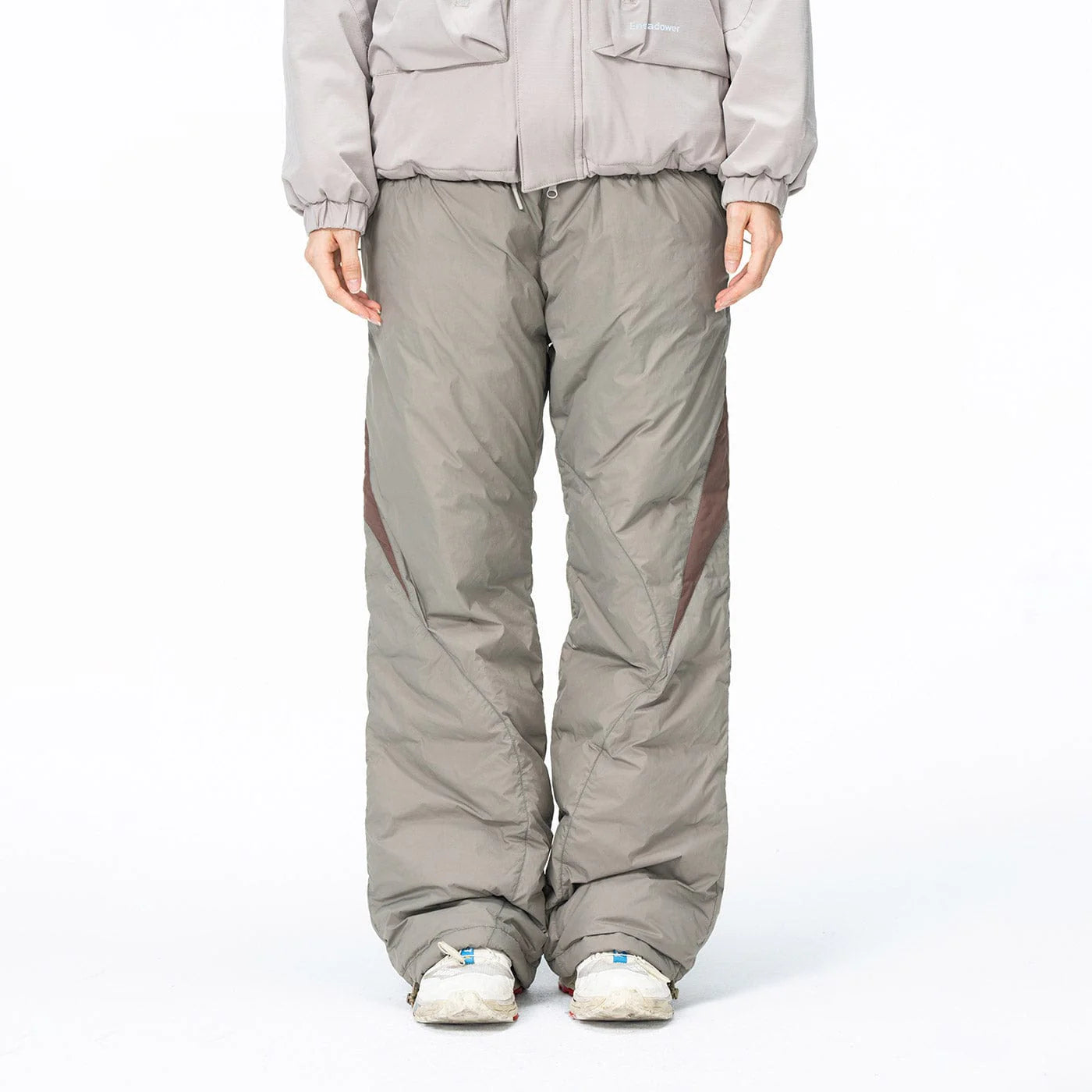 ENSHADOWER Spliced Splash-Proof Down Ski Pants
