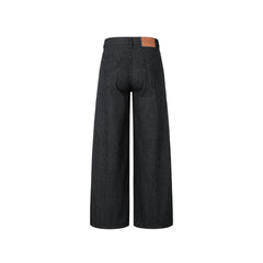 OKAYTHXBYE Classic Pleated Wide-Leg Jeans