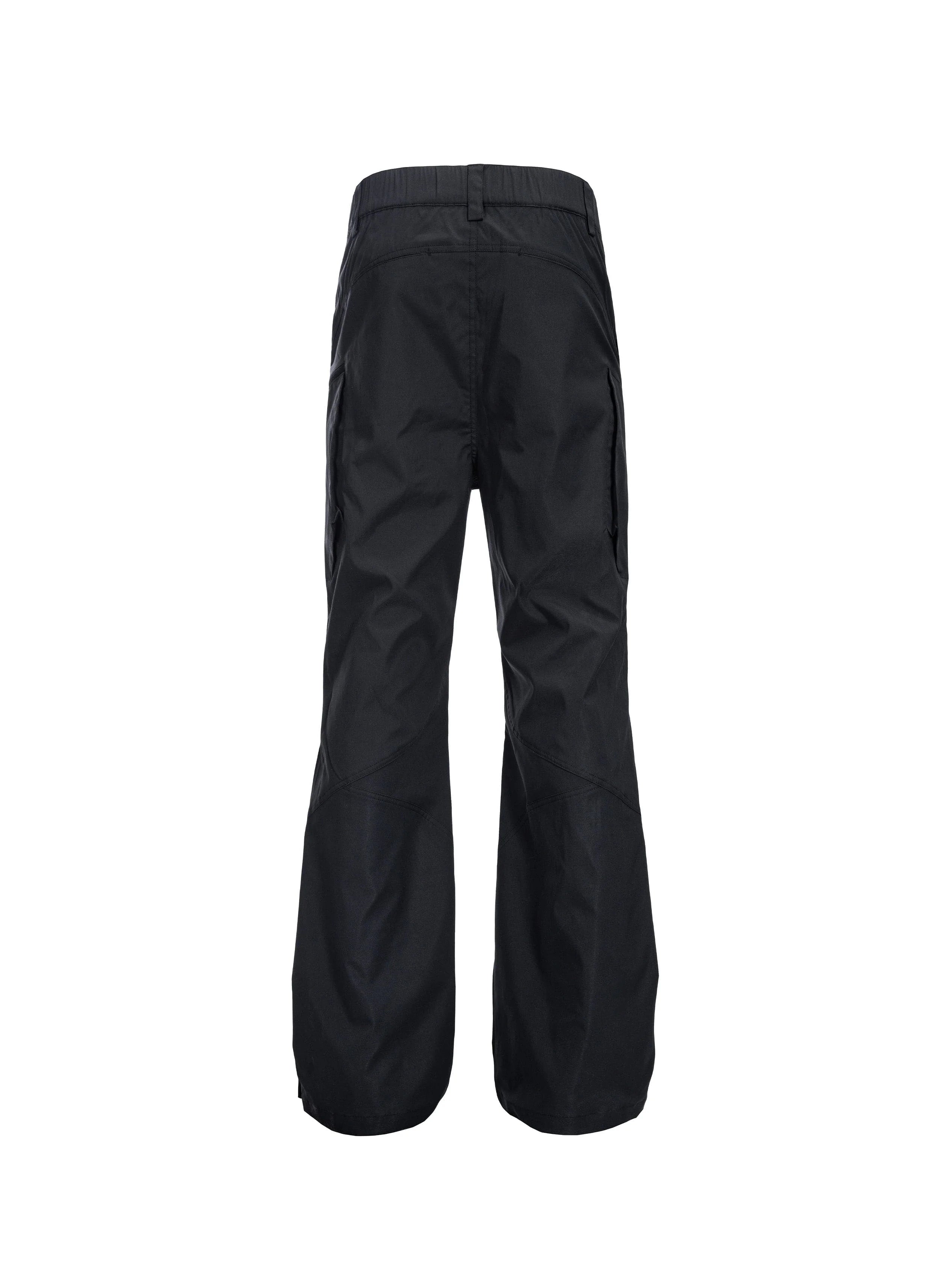 CATSSTAC Tech Paneled Zipper Pockets Elastic Waist Pants
