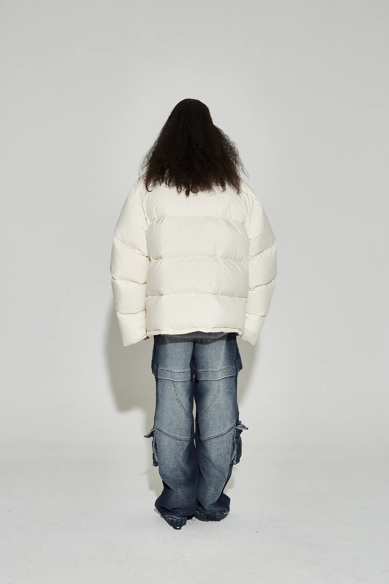 VANN VALRENCE Classic Stand-Collared Duck-Down Oversized Jacket