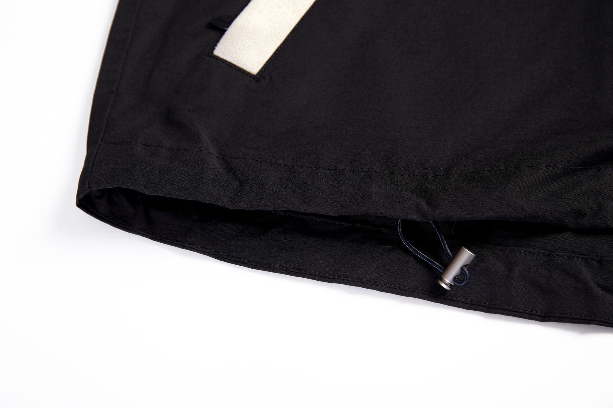 ERROR CODE ROBOT Diagonal Stripe Suede Track Half Jacket