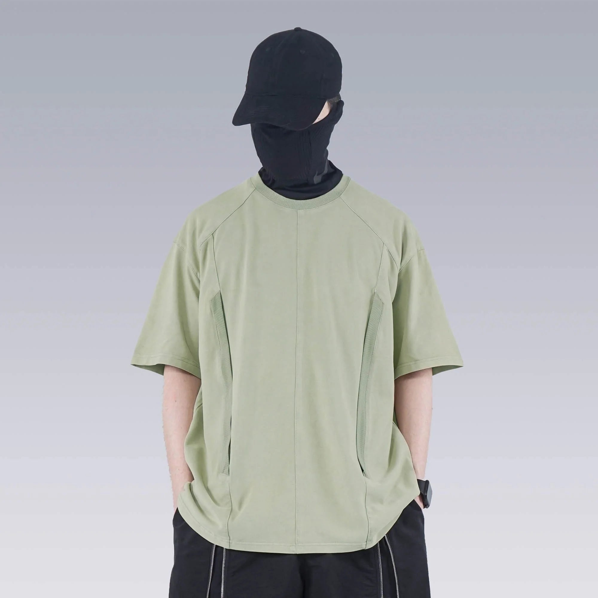 SILENSTORM Washed Paneled Side Pocket T-Shirt