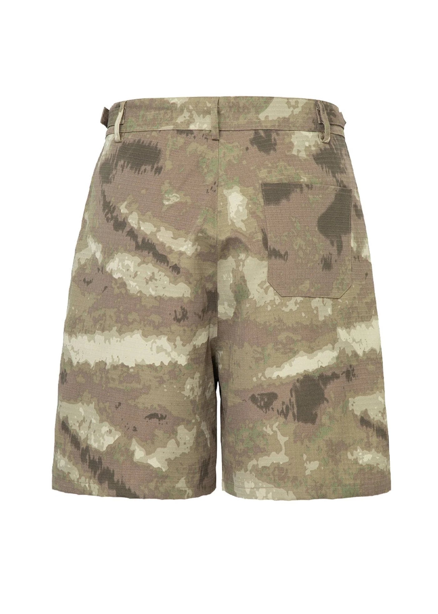 F2CE Retro Camo Multi Pocket Buckle Shorts