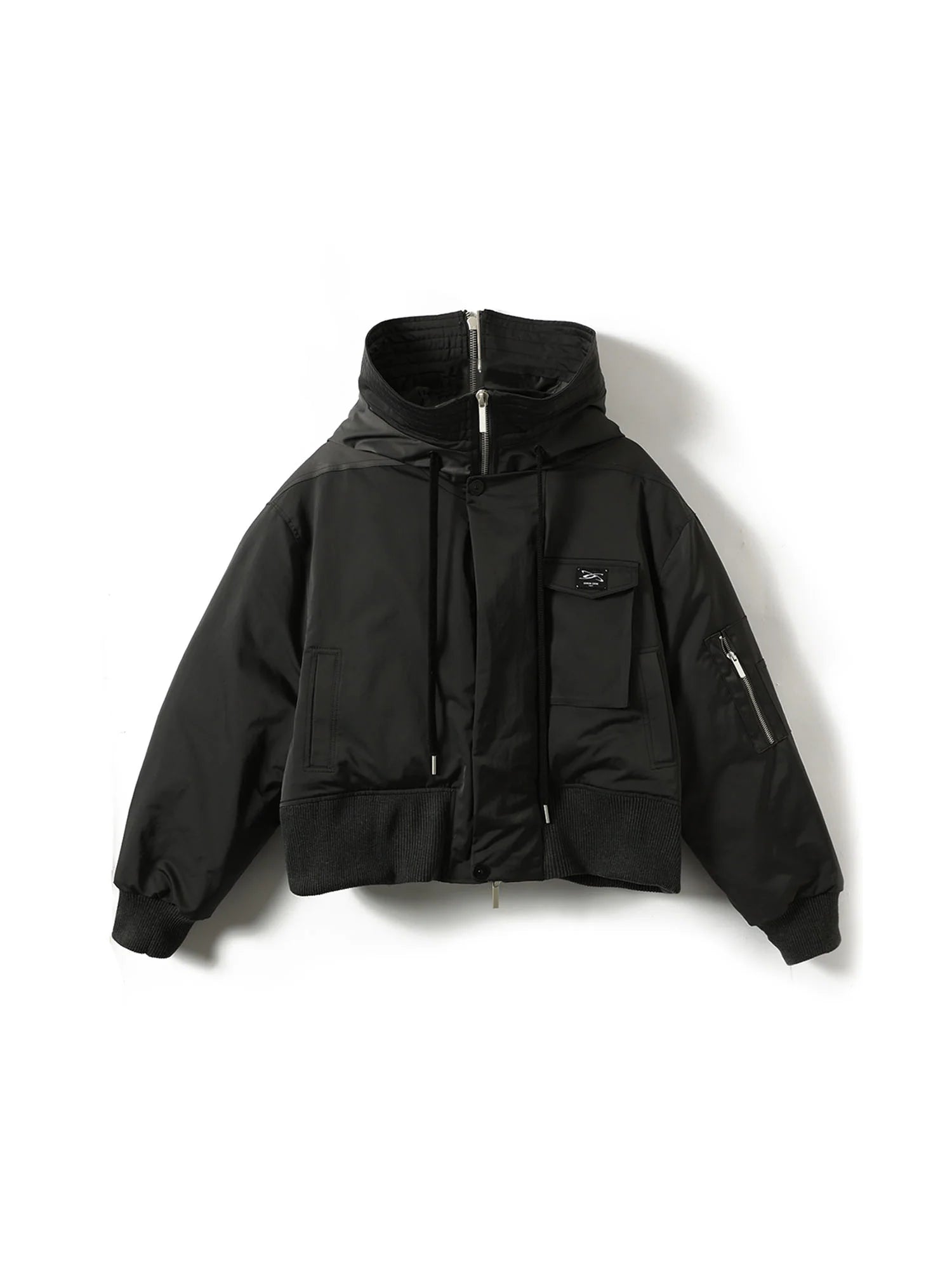 ERROR CODE ROBOT Classic Oversized Hooded Down Jacket