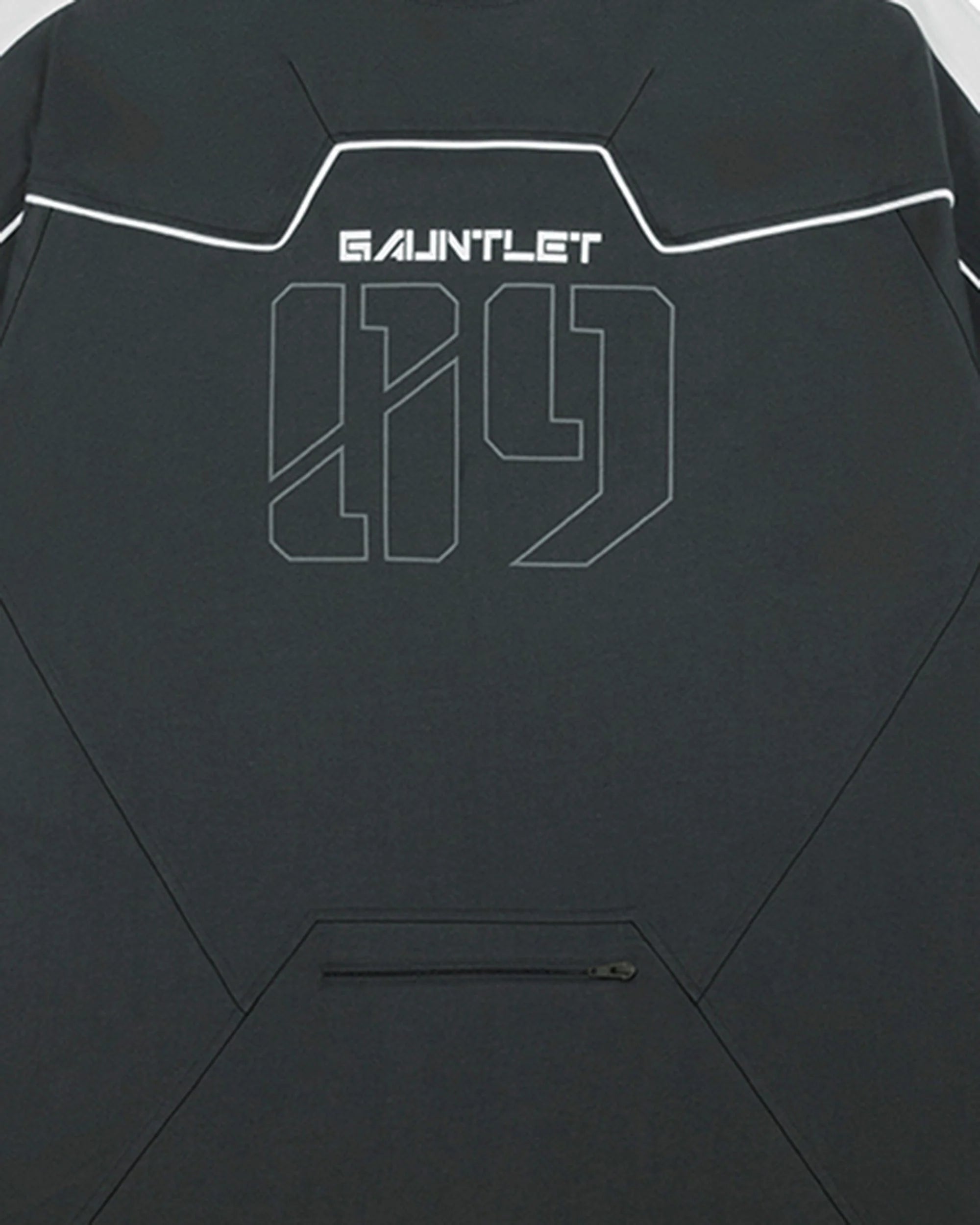 XIPHEVIL Modern Deconstructed Rivet Jersey Black