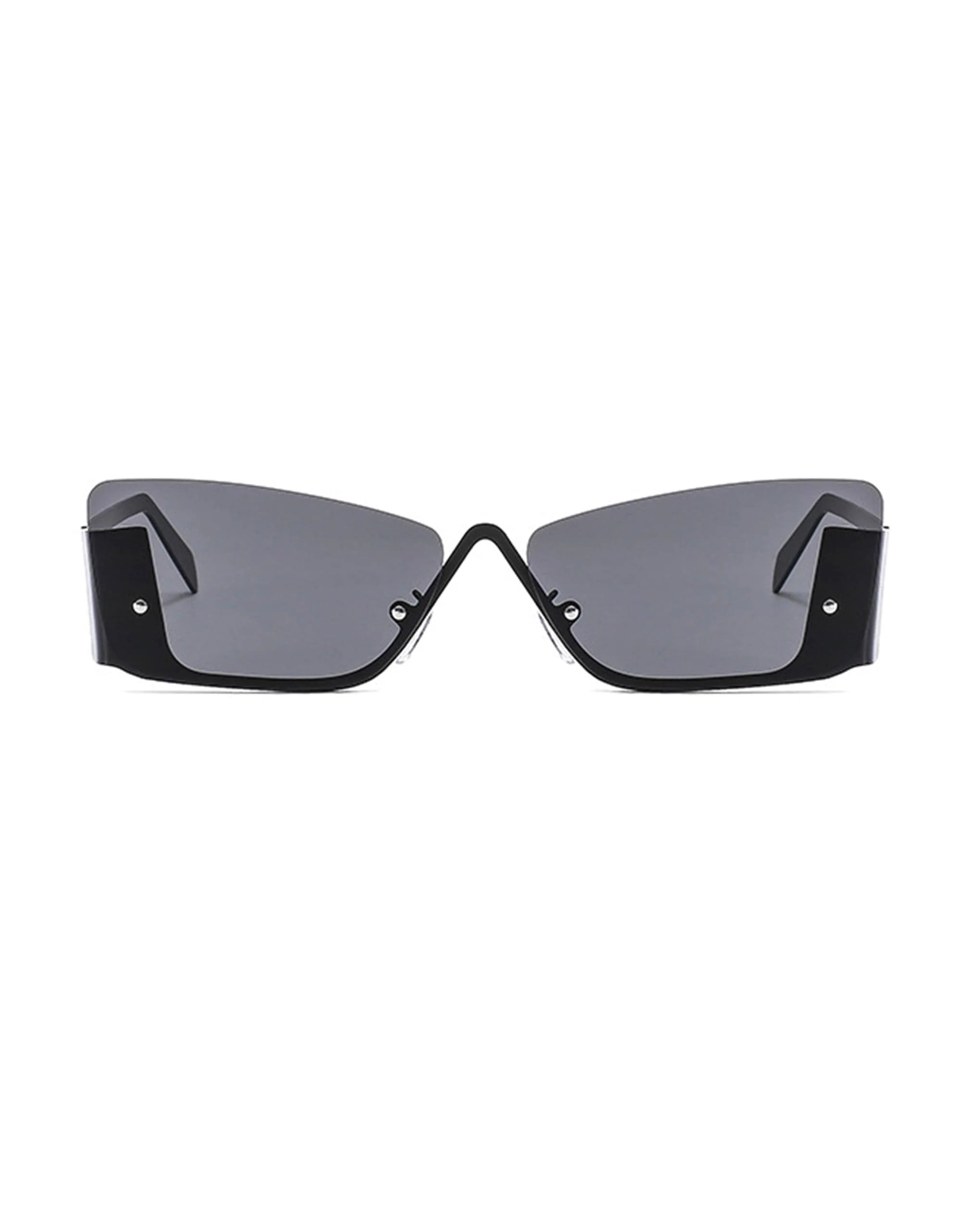 DAMAGE ASIA OPTICALS Modern Half Frame Sunglasses
