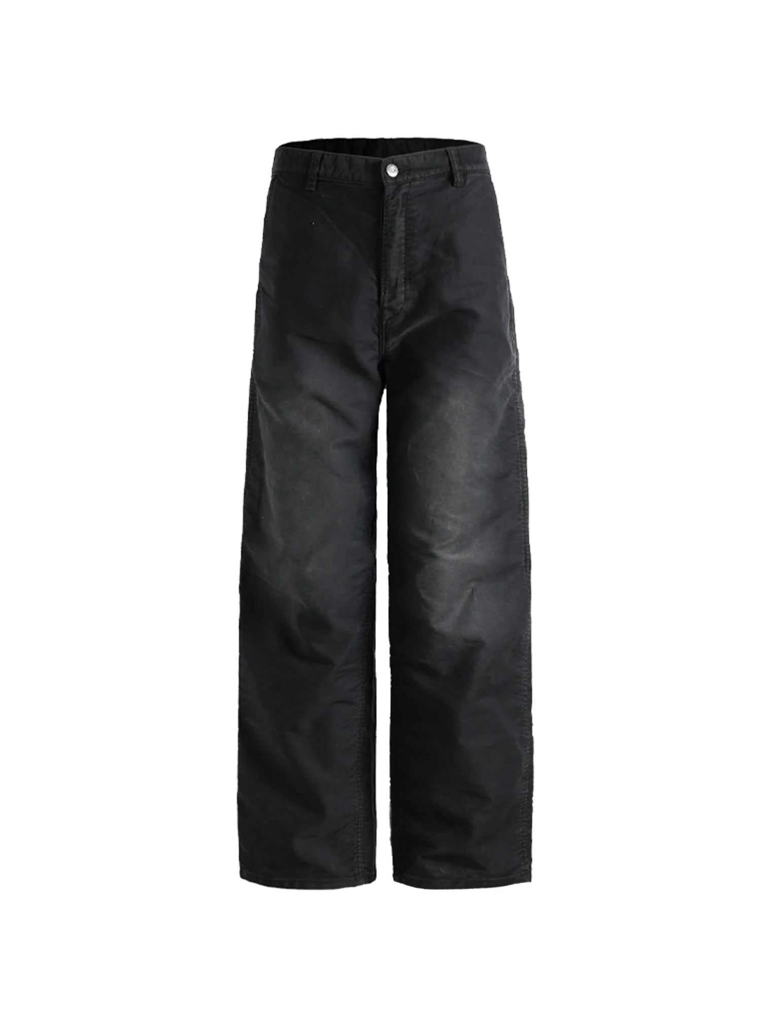 PMW Retro Washed Crinkled Wide-Leg Jeans