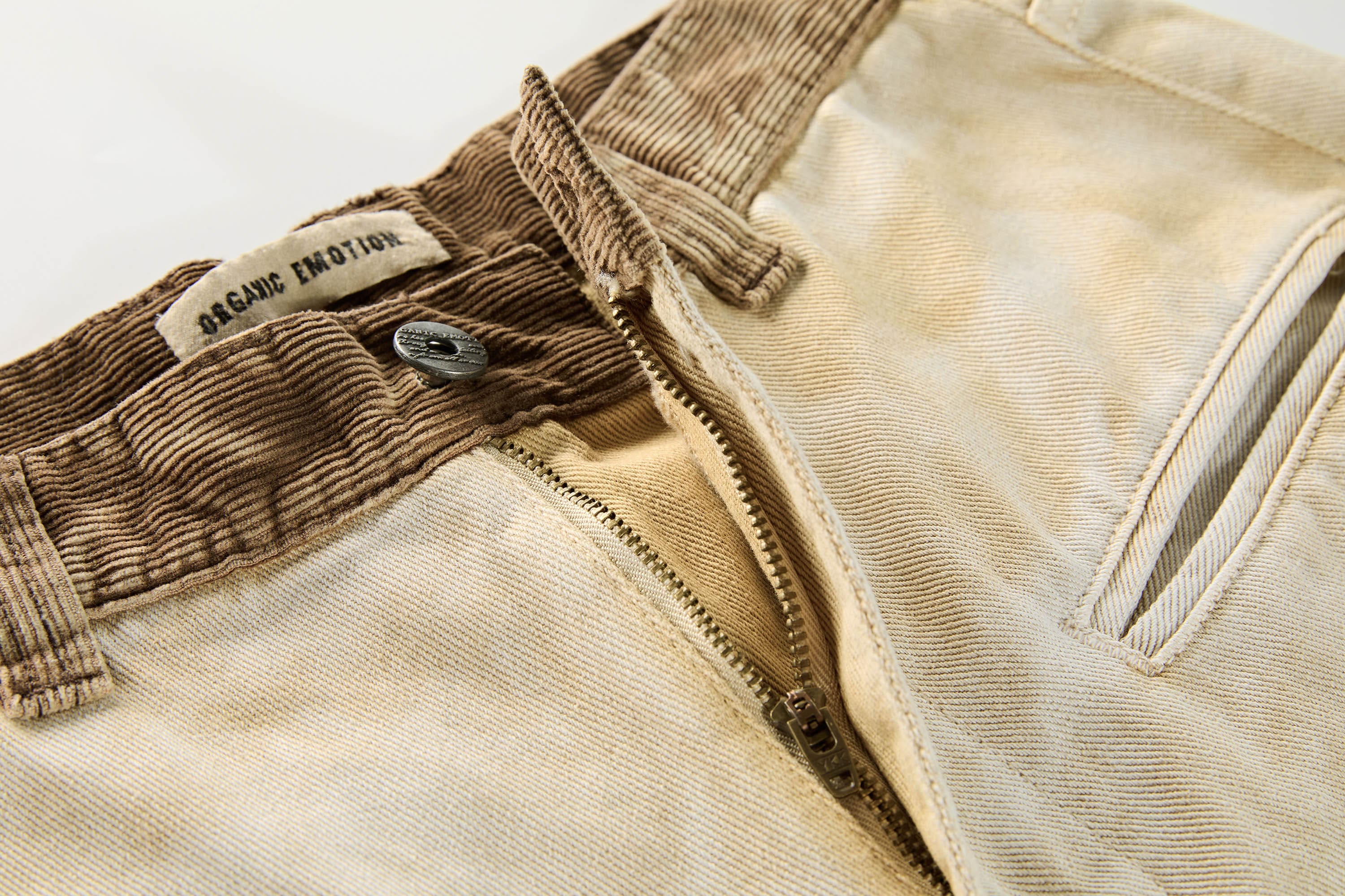 ORGANIC EMOTION Dirty Fit Distressed Wide-Leg Pants