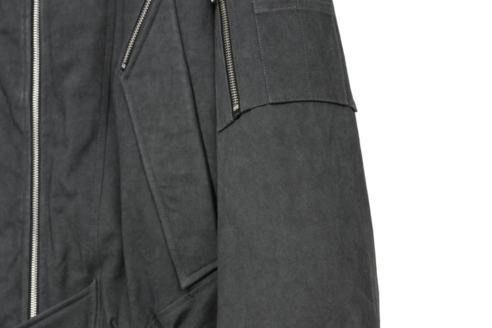 OKAYTHXBYE 3M Thinsulate Padded Multi-Zip Bomber Jacket