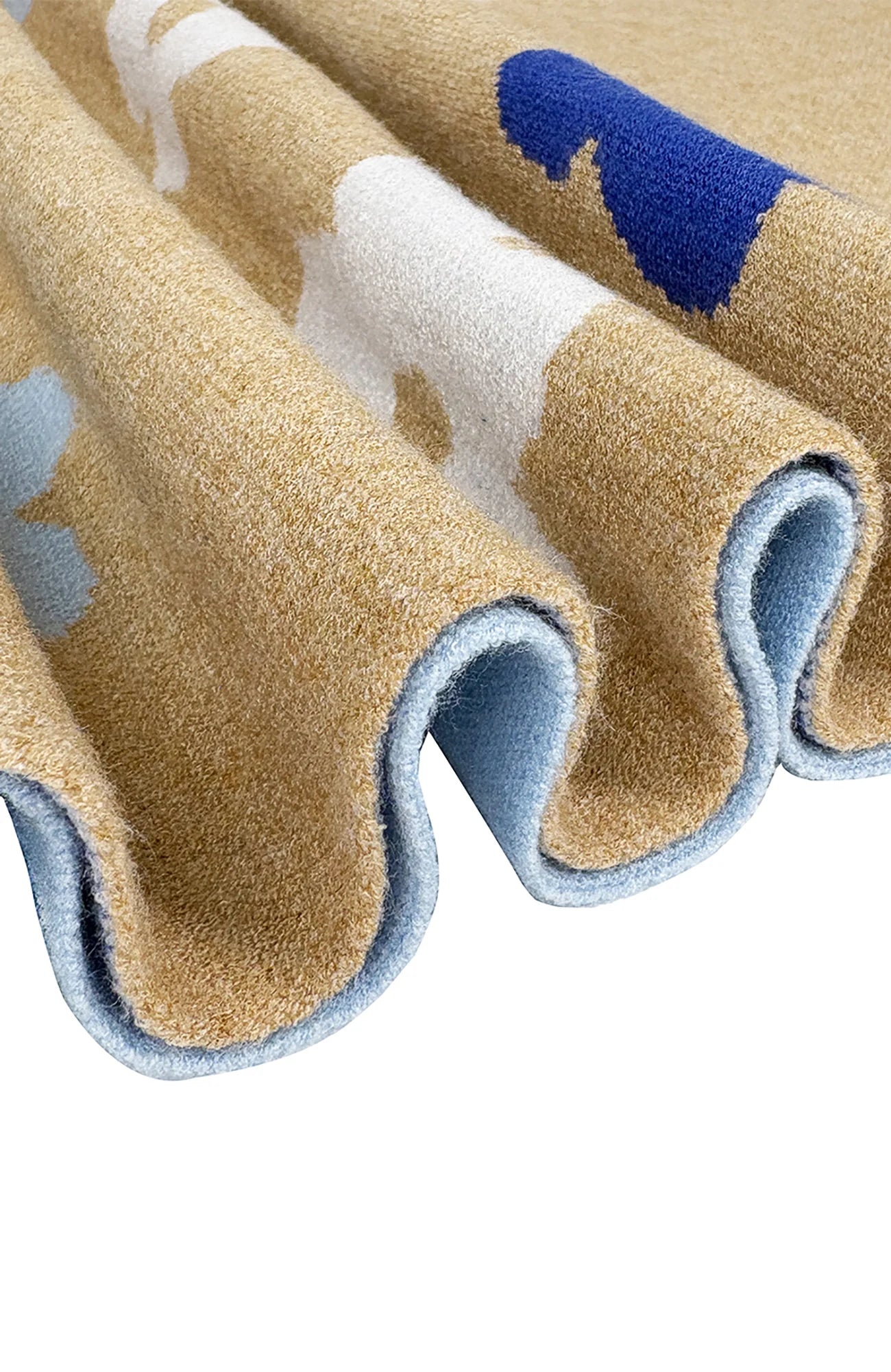 MIICHOUS Floral Jacquard Contrast Scarf