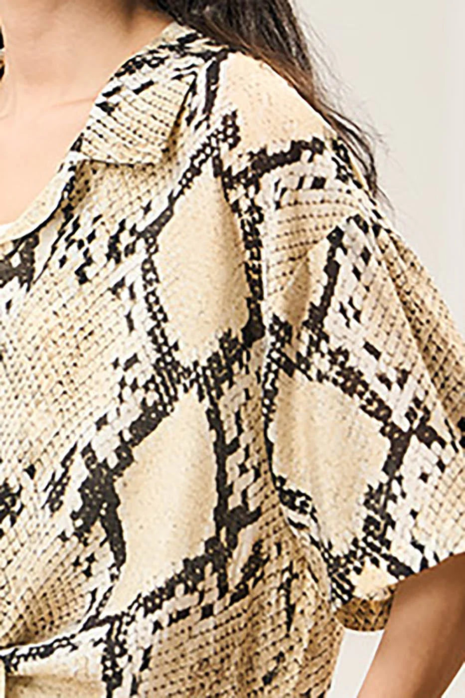 EPIC POETRY Python Cuban Half Shirt
