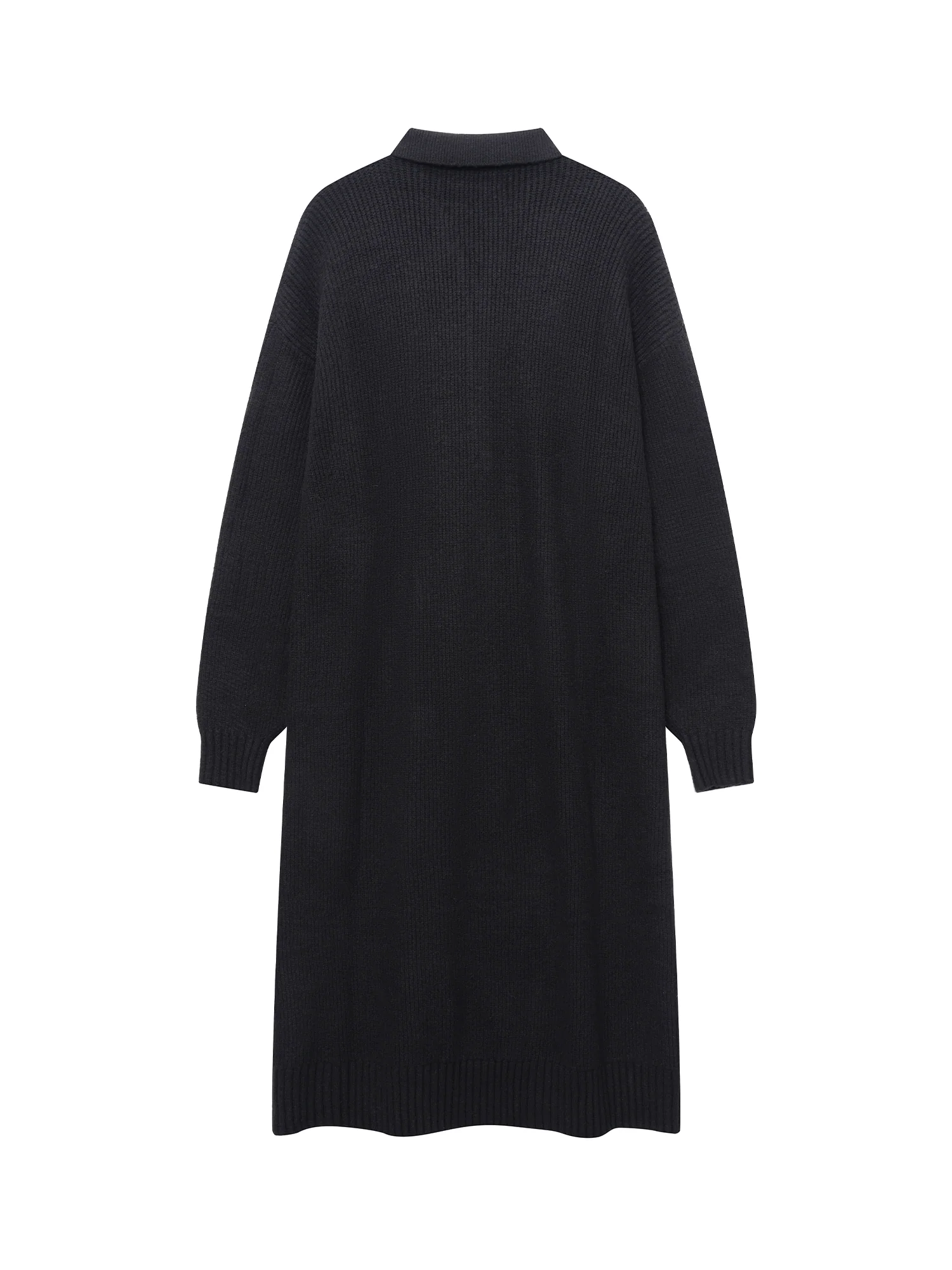OUYANG WENJUN Half-Placket Oversized Sweater