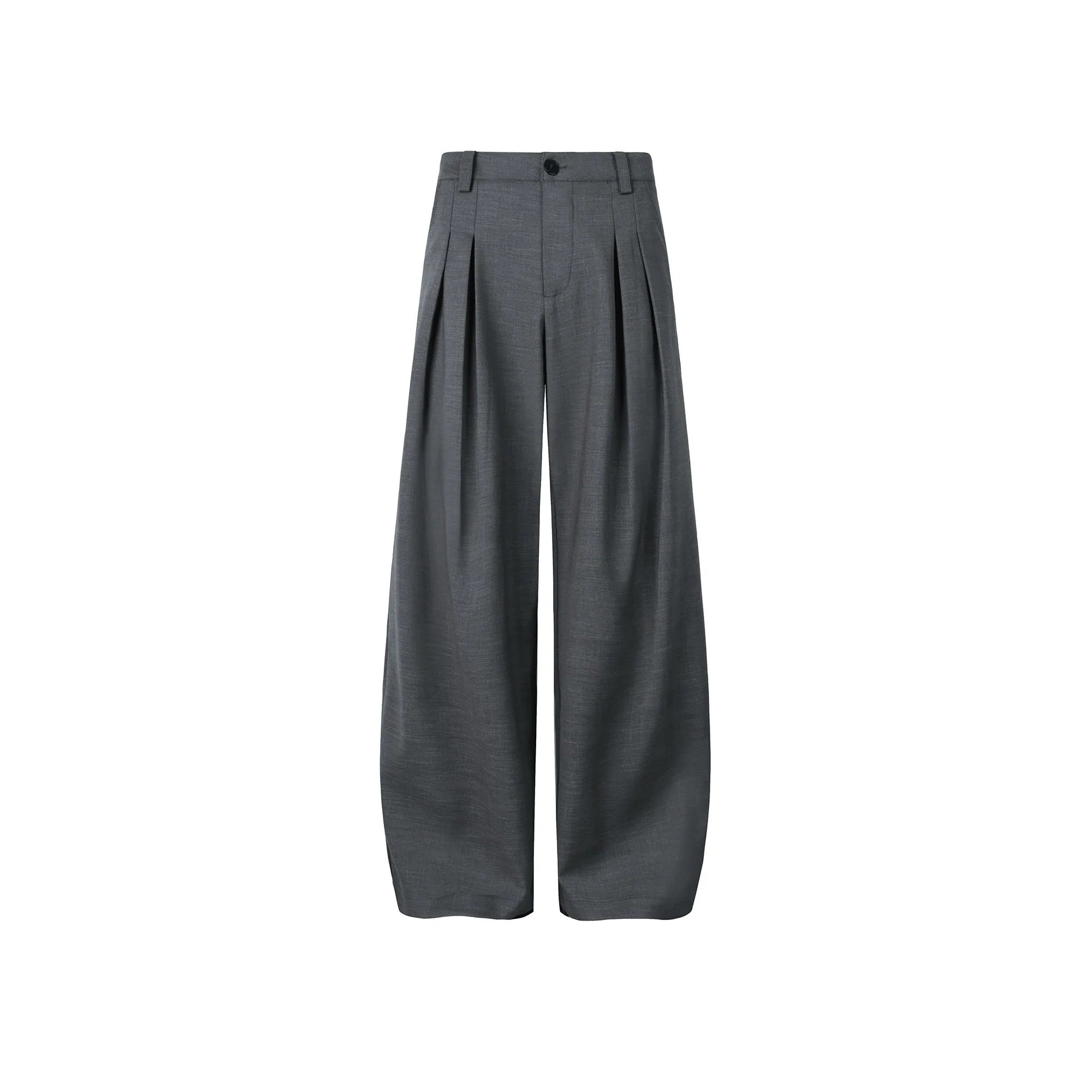 OKAYTHXBYE Essential Pleat Wide-Leg Trousers