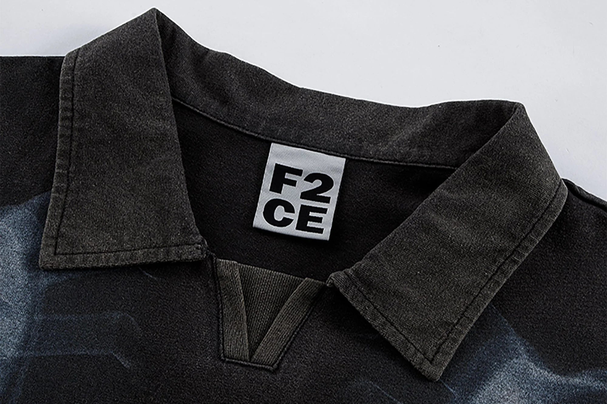 F2CE Distressed X-Ray Polo T-Shirt