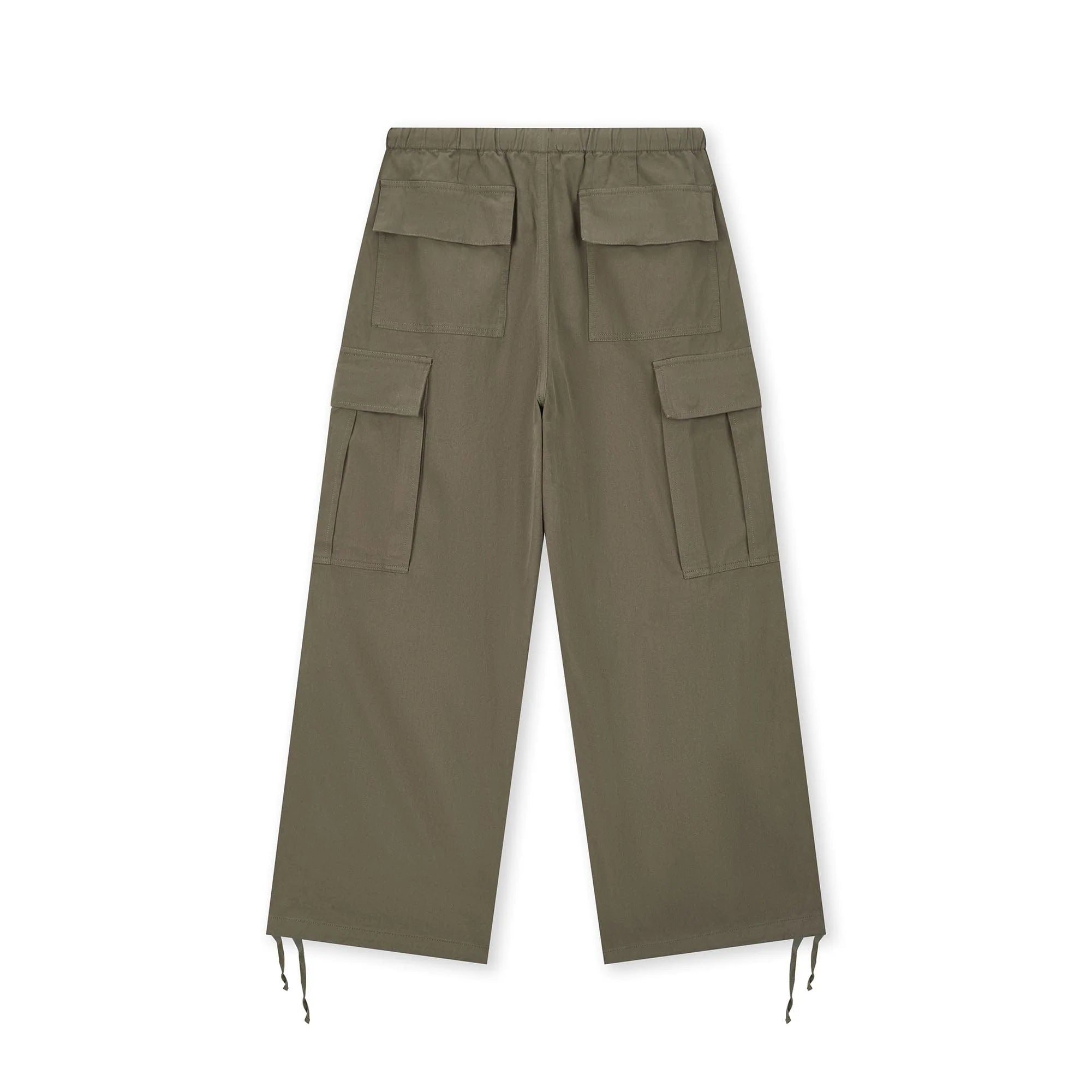 BONELESS Pleated Big Pocket Drawstring Cargo