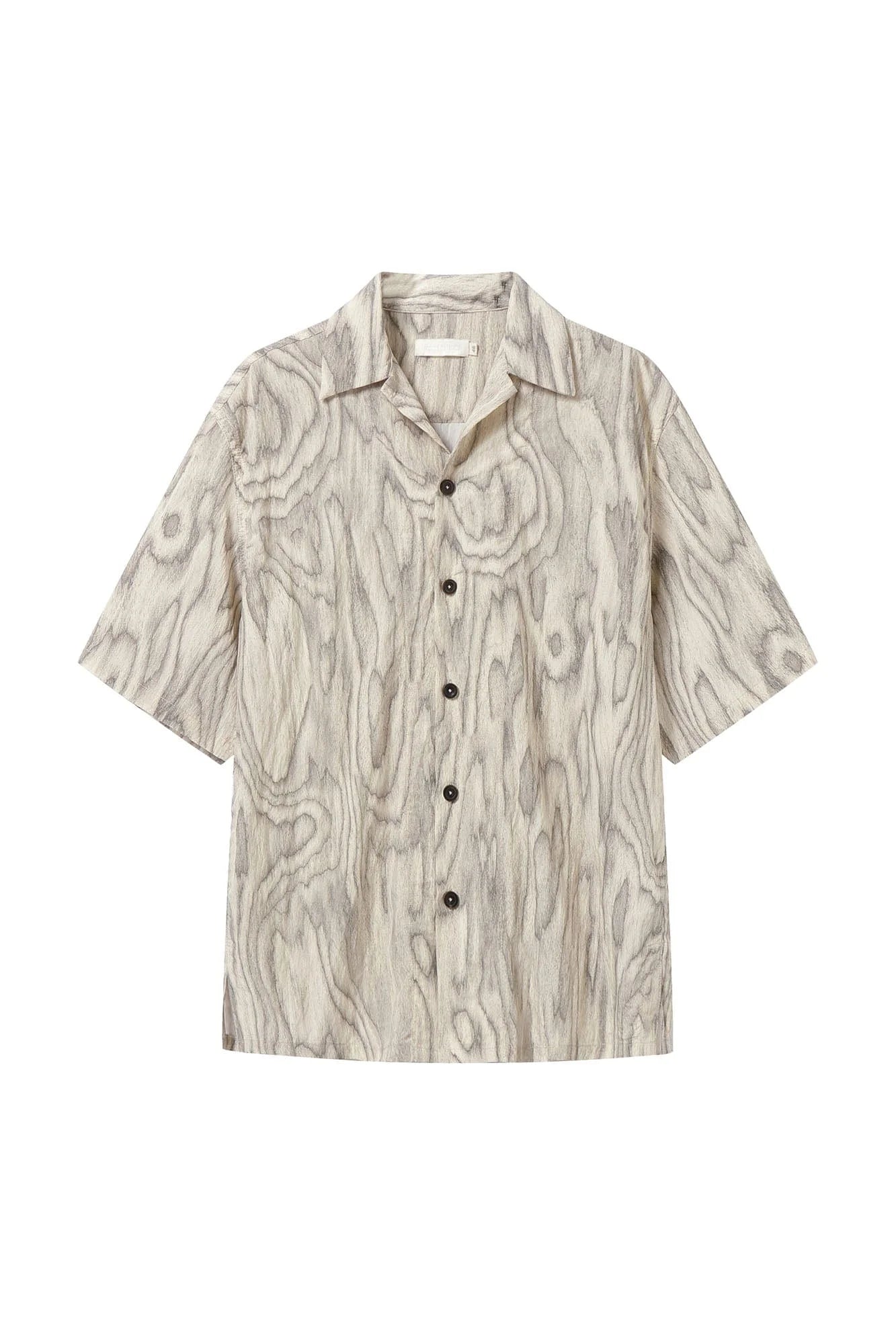 MOITIEDEPETALE Tree Ring Cuban Half Shirt