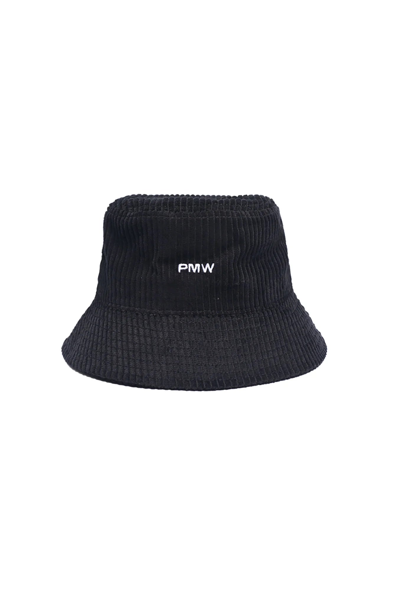 PMW Corduroy Embroidered Bucket Hat