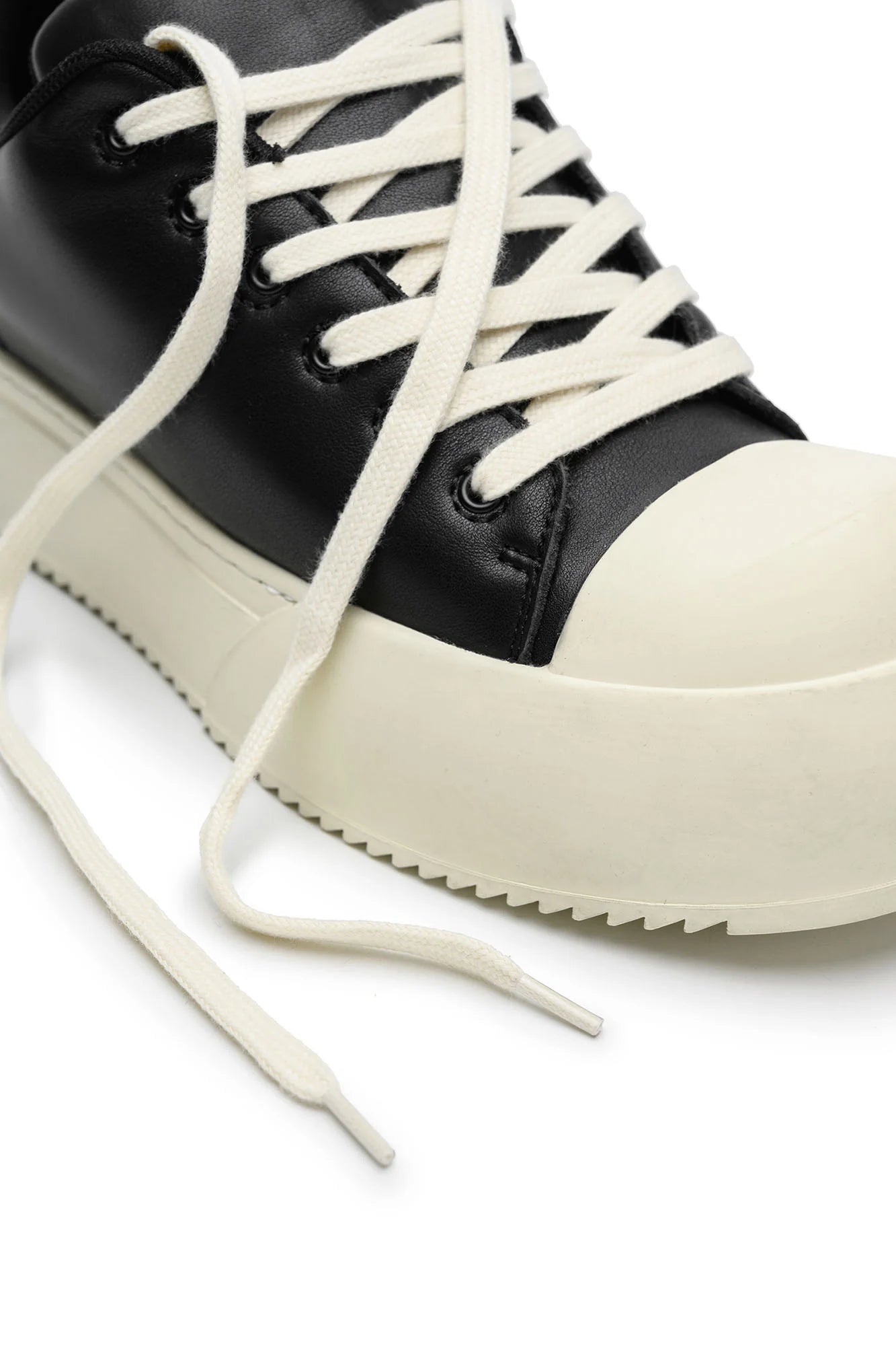 KREATE Rubber-Toe Jumbo Leather Sneaker