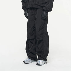RELABEL Drawstring Pleated Wide-Leg Pants