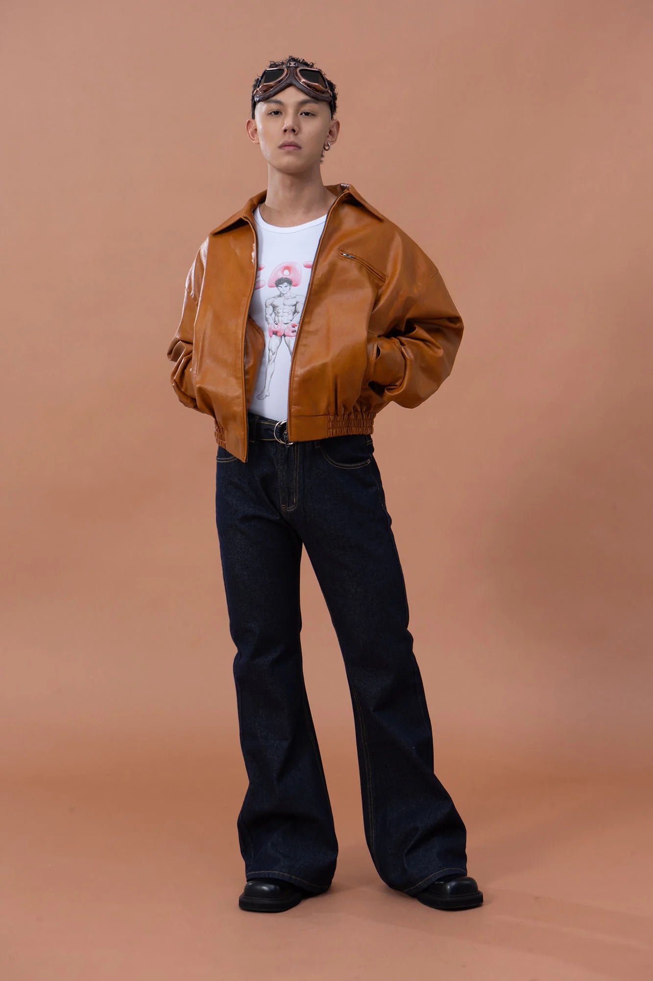 CLP Retro Flared Raw Jeans