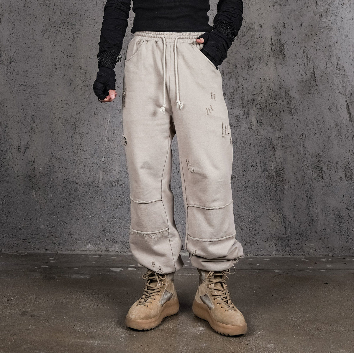 UNDERWATER Wasteland Ripped Spliced Jogger