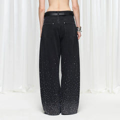 DND4DES×Faychui Radiant Diamond Wide-Leg Jeans