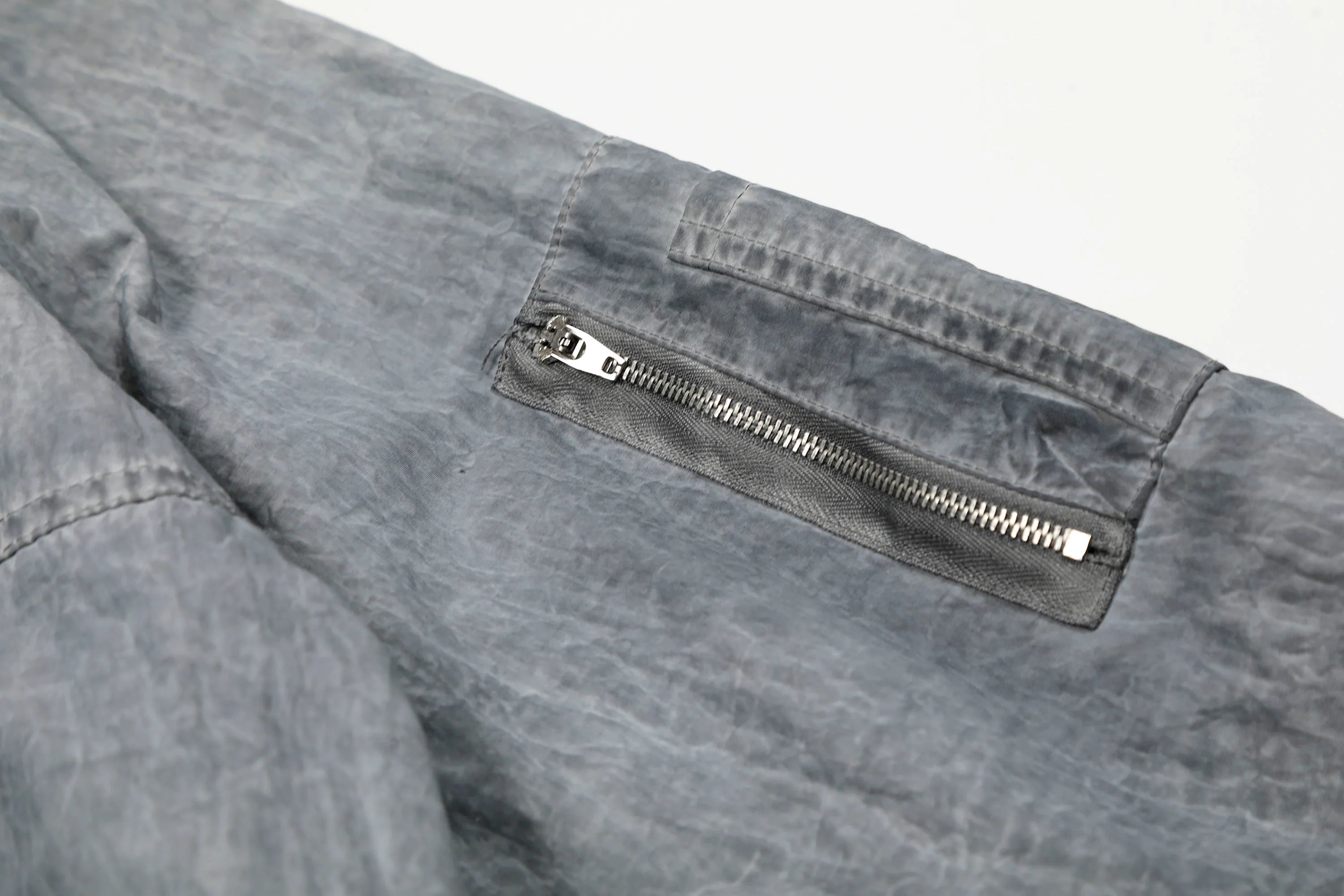 CLP Faded Crinkled Bomber Jacket