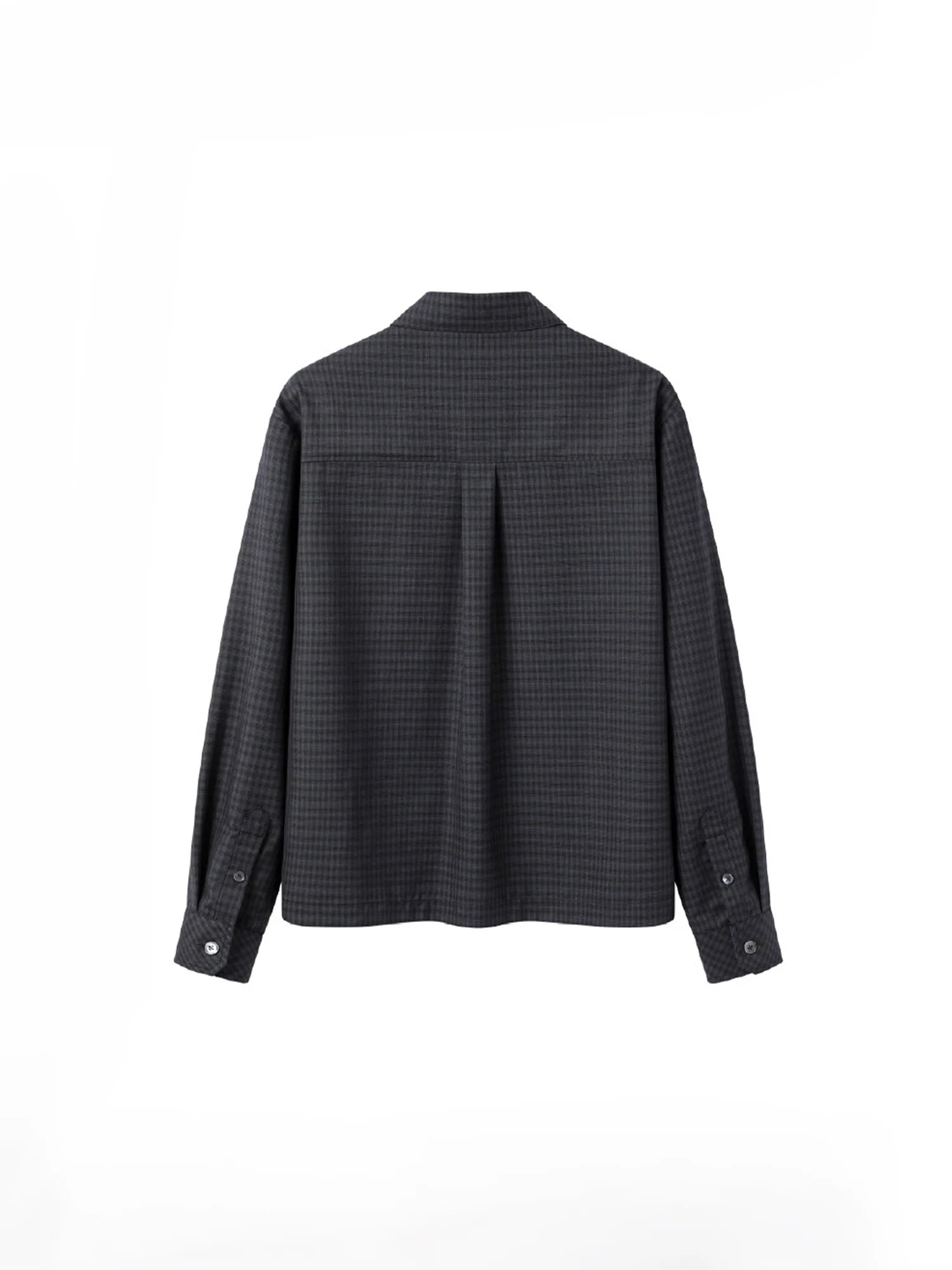 ALVNG AR ANTS Gloss Contrast Trim Check Shirt