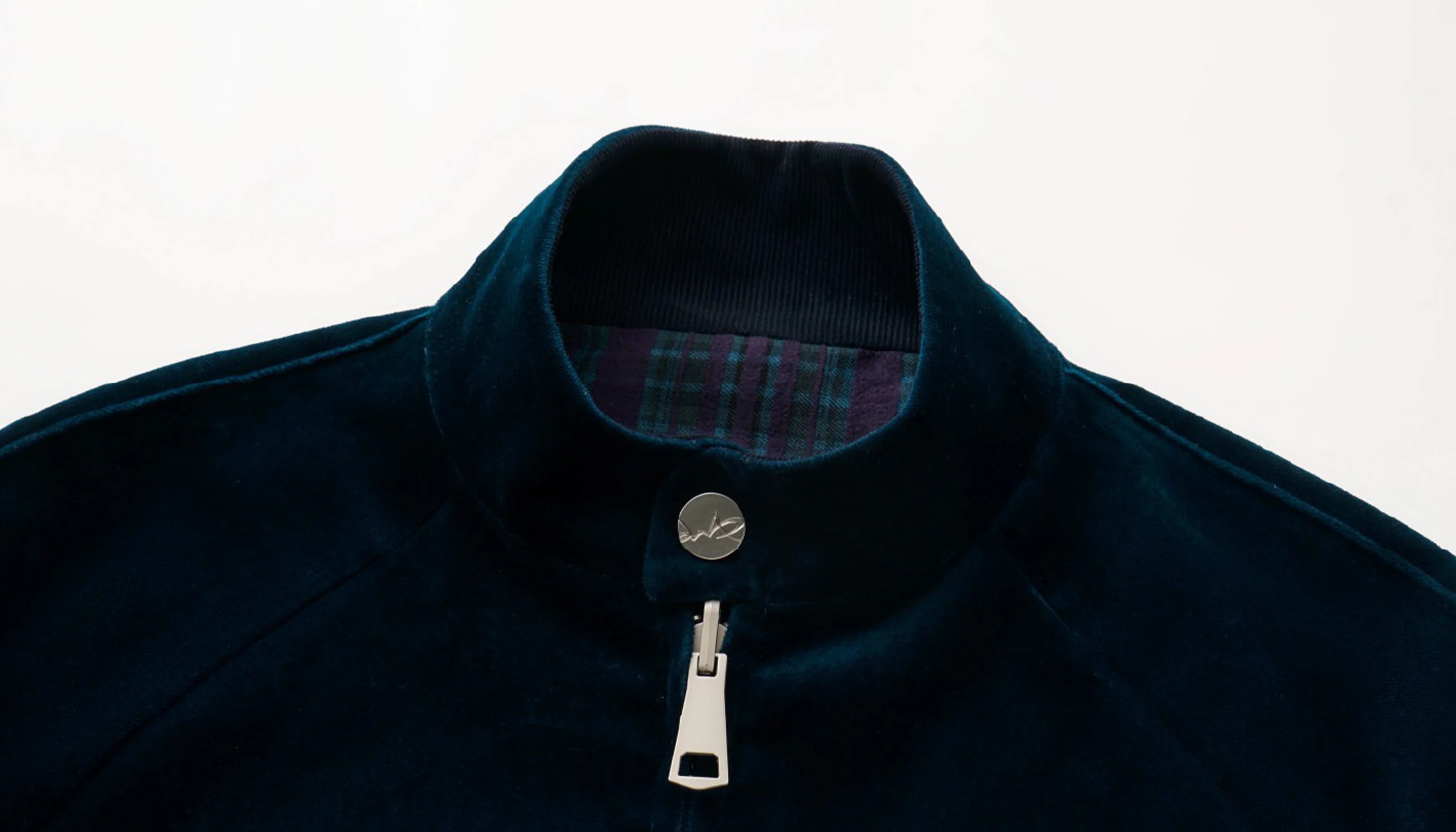 ALVNG AR ANTS Reversible Velvet  Plaid Jacket