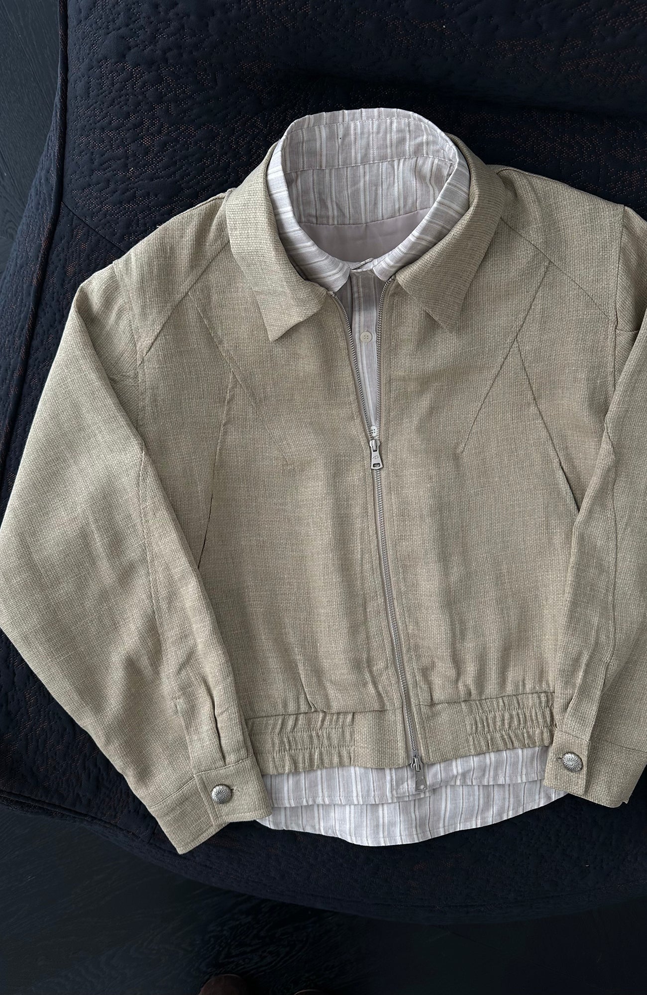 CATSSTAC Faux-Layer Zip Jacket