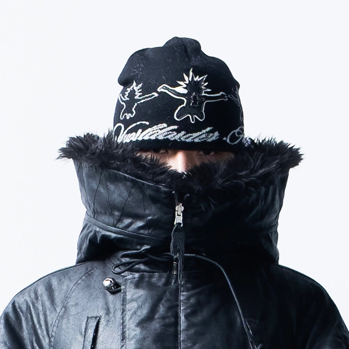 FVVO Punk FreeGuys Graphic Beanie