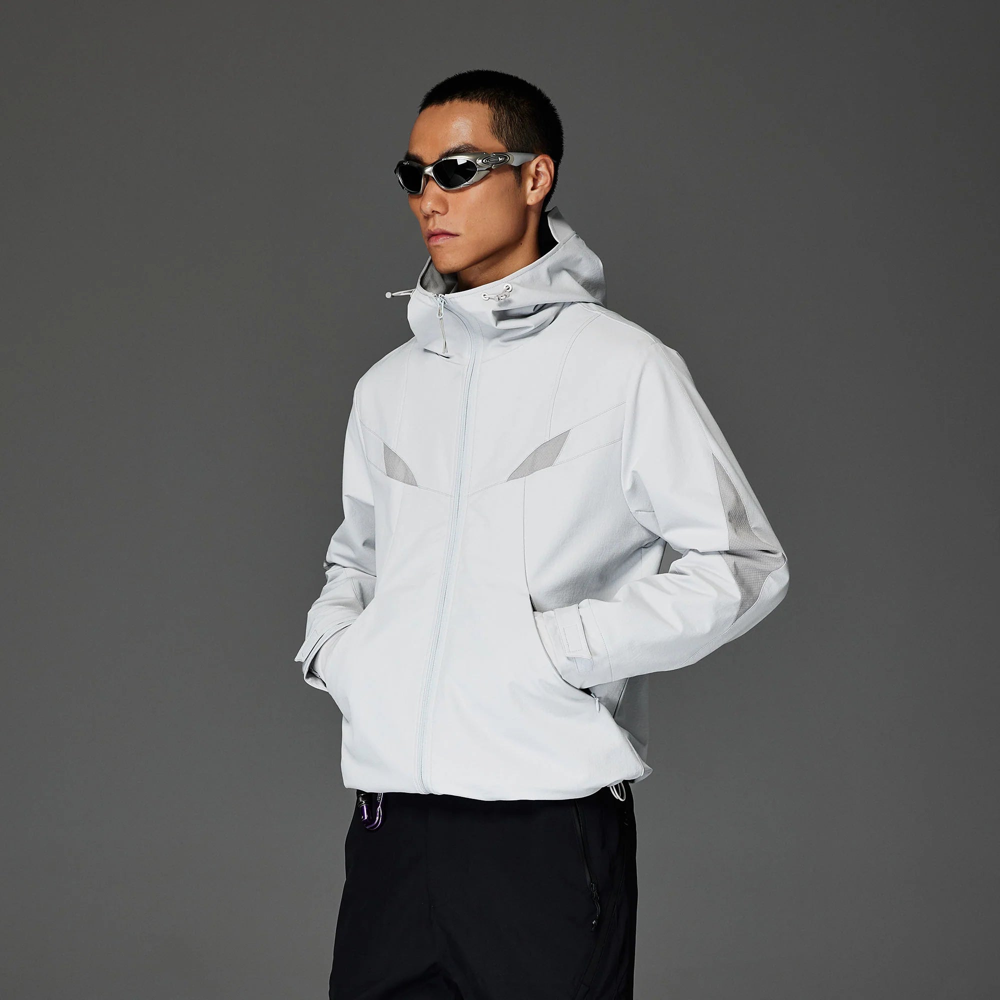 CATSSTAC Tech Structured Panel Softshell Hooded Jacket