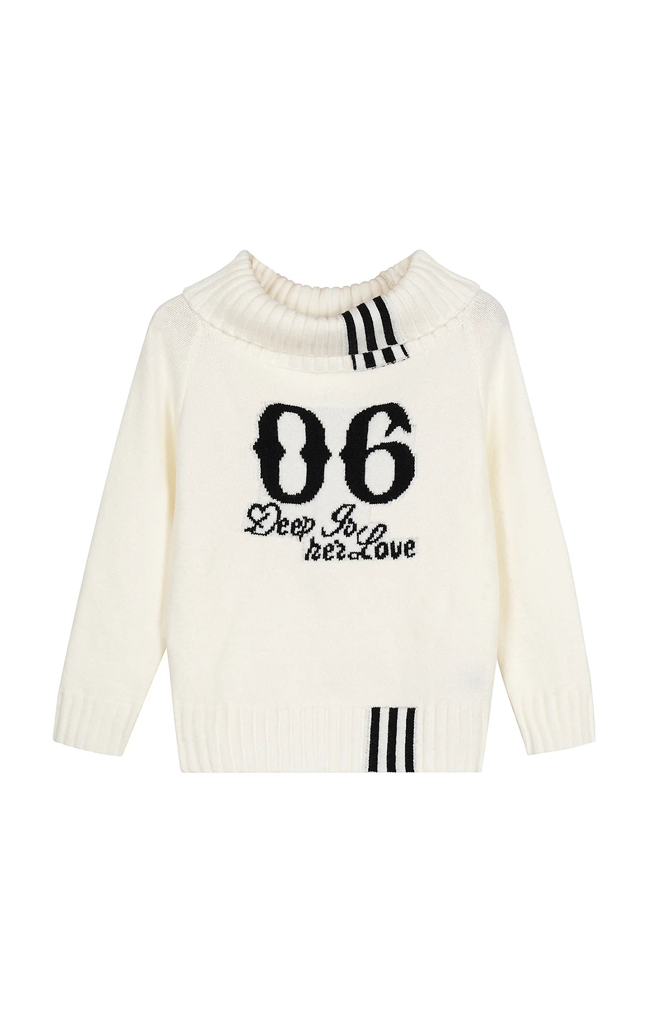 CLP Off-Shoulder Foldover Knit Sweater