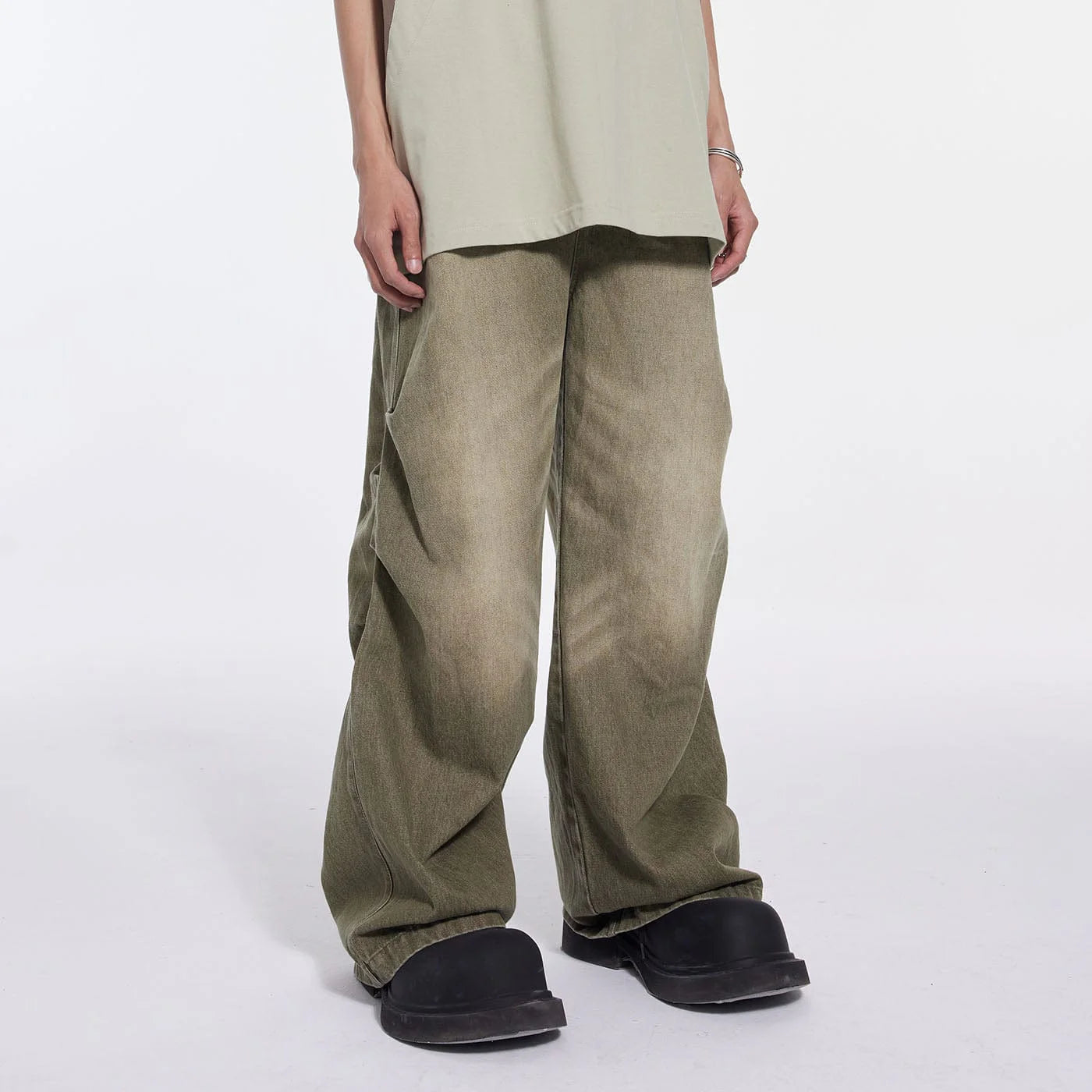 WHISTLEHUNTER Triple Washed Drape Jeans (3 Colors)