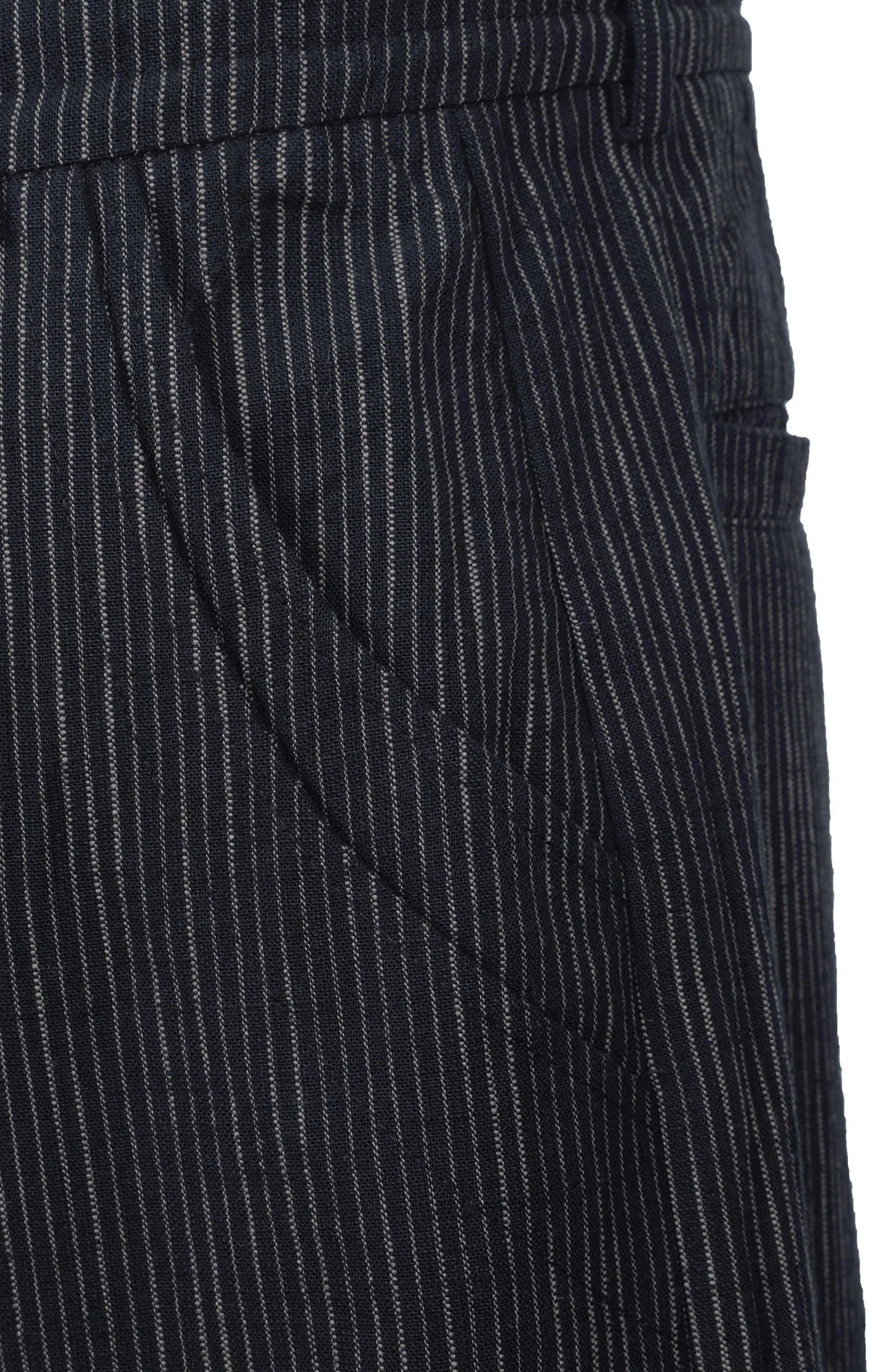 CATSSTAC Striped Double-Pleat Trousers