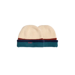 NERHI Contrast Stripe Knit Beanie