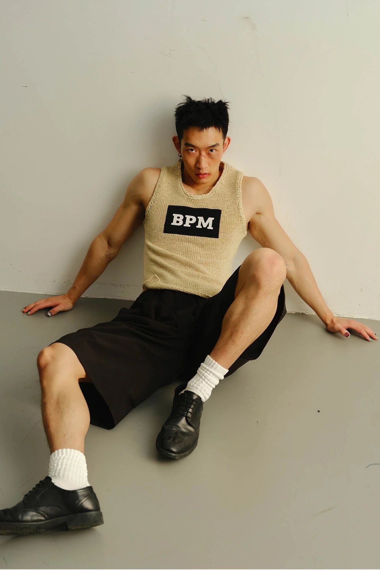 KADAKADA BPM Patchwork Knitted Vest