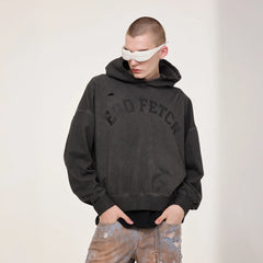 EGOFETCH Distressed Washed Hoodie