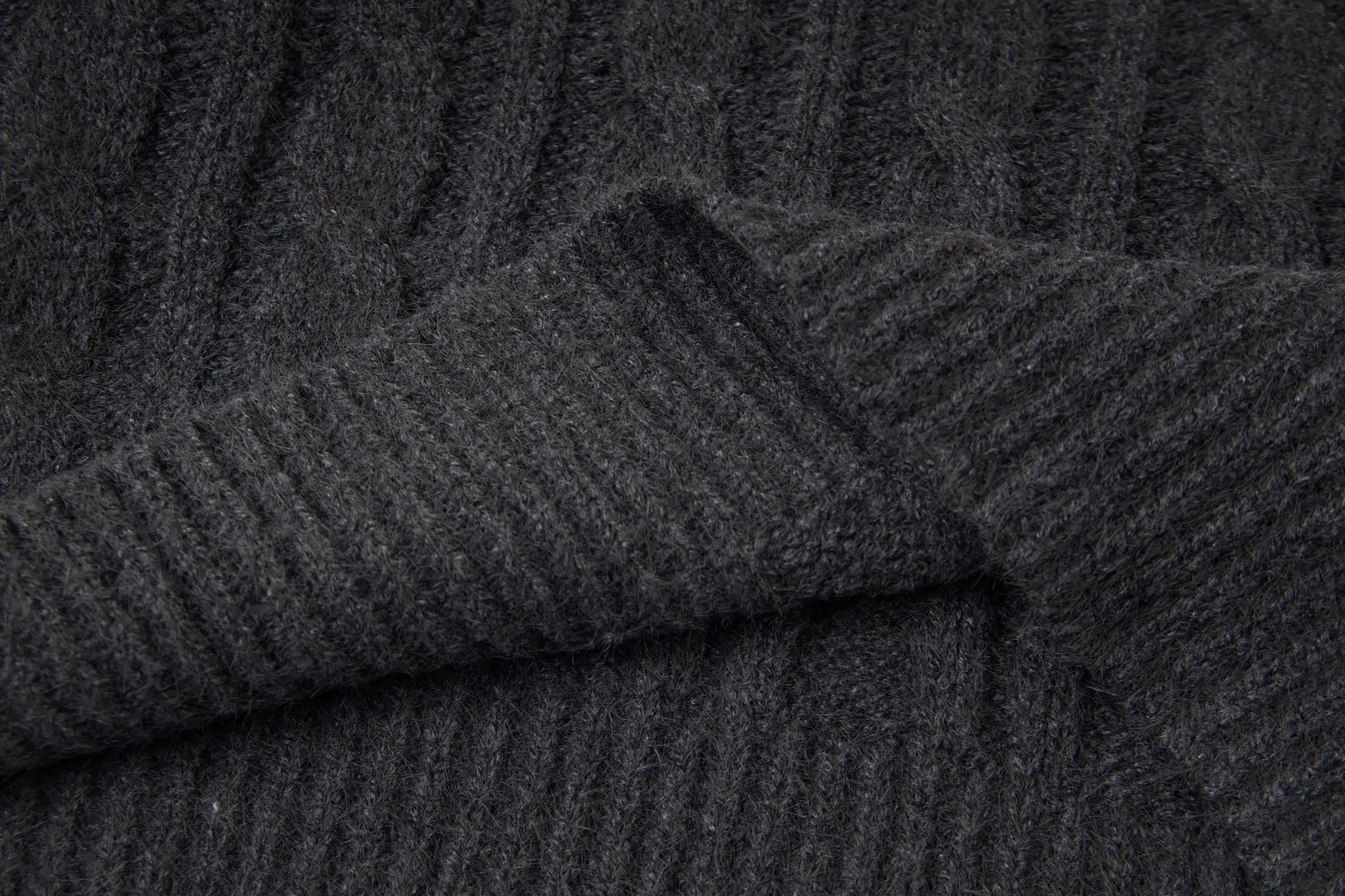 CLP Detachable Capelet Collar Layered Sweater