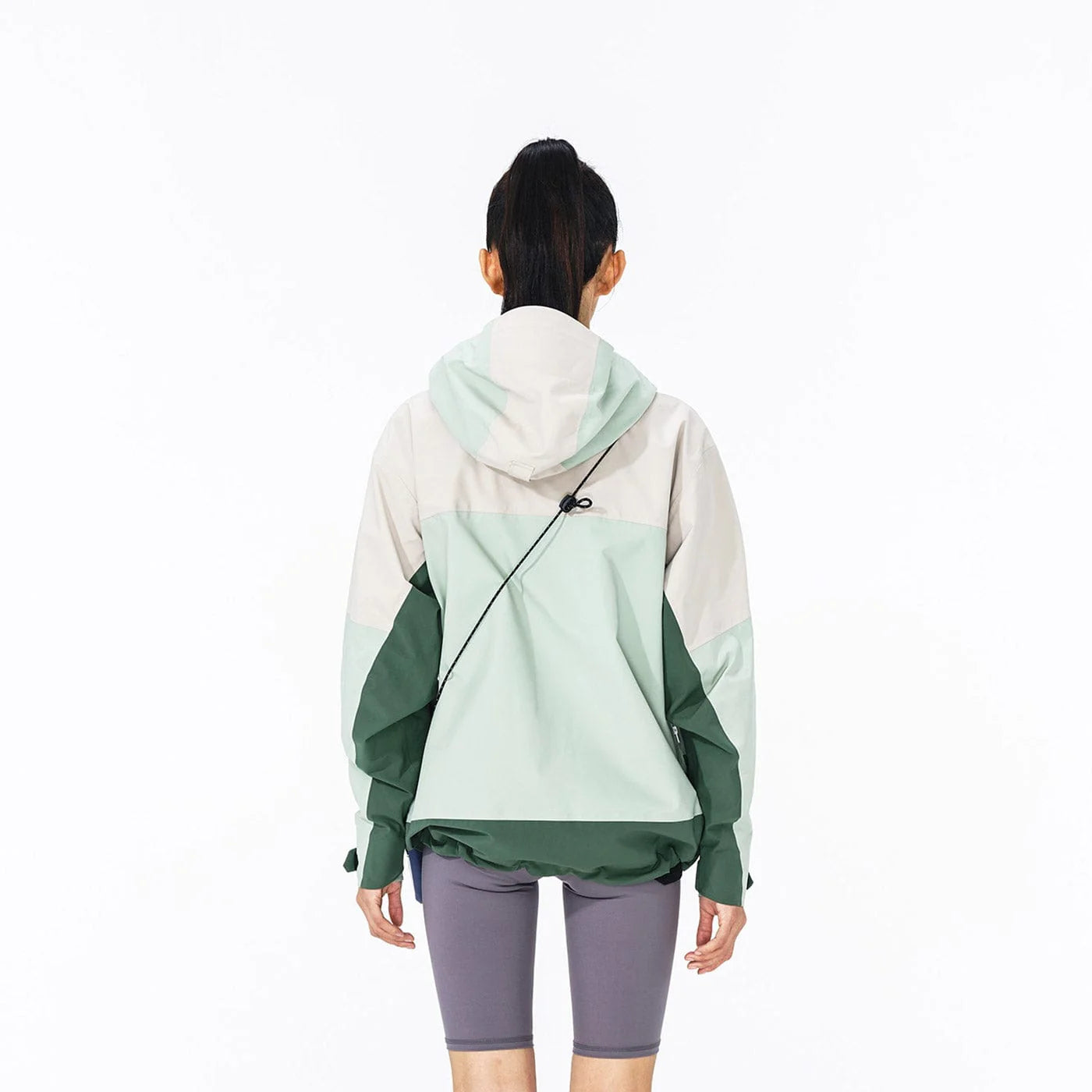 ENSHADOWER Asymmetric Water-Proof Windbreaker
