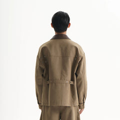ORAL UTOPIA PU Panel Utility Jacket