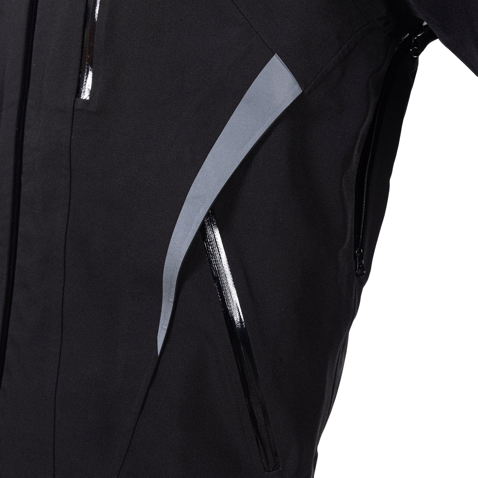 CATSSTAC Reflective Panels Tech Windbreaker Hooded Jacket