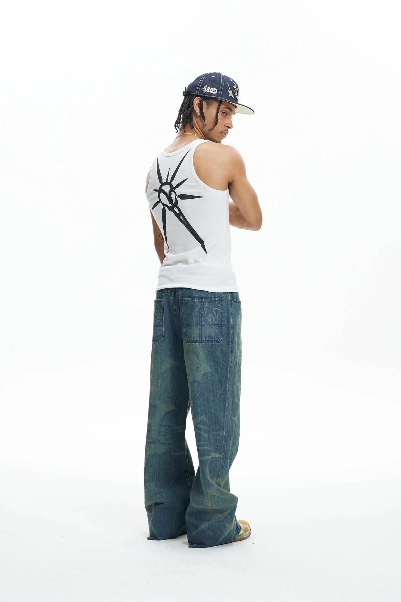 DND4DES Ocean Star Straight-Leg Jeans