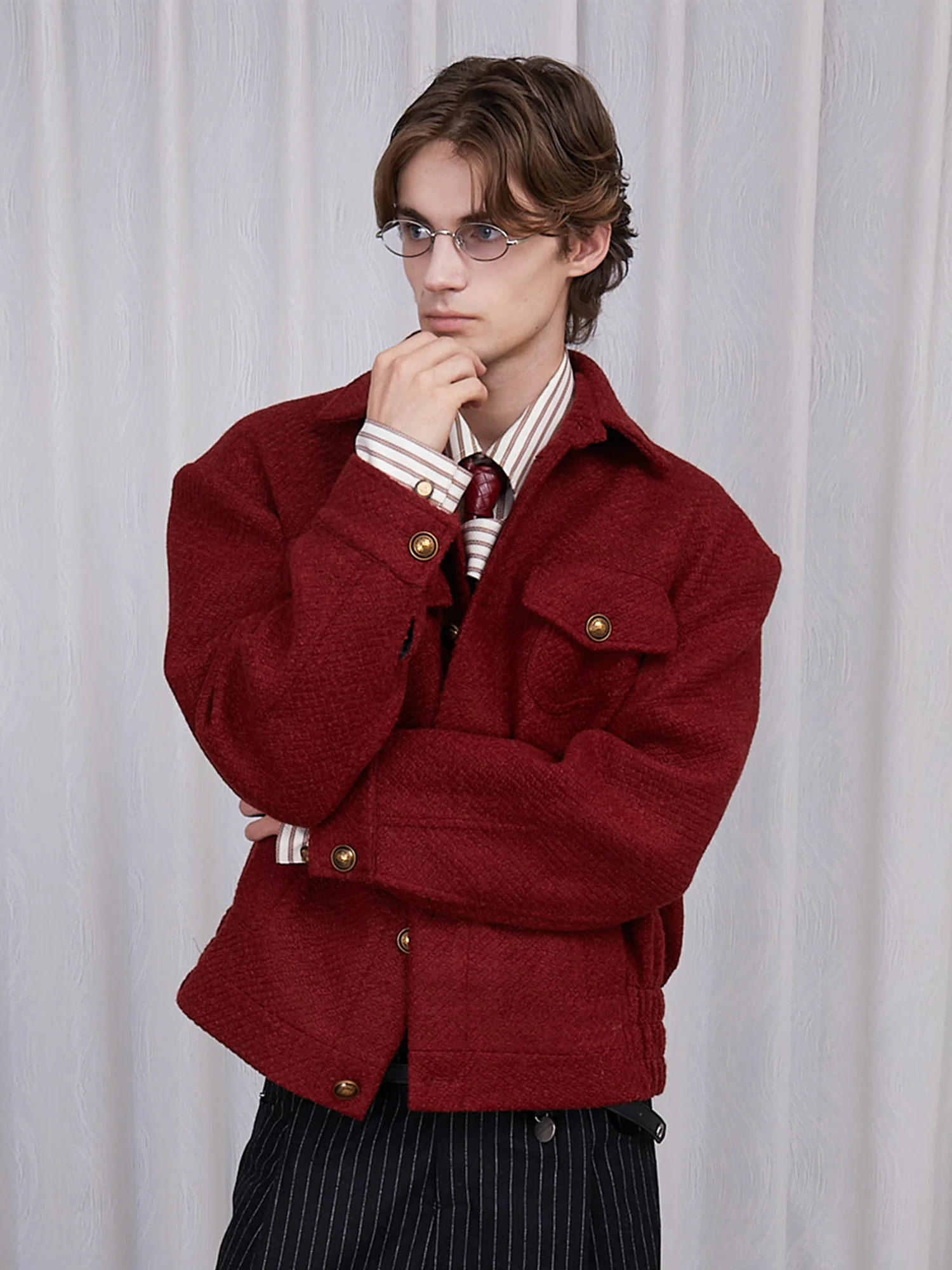 ASSEEN Classic Wool-Blend Jacket